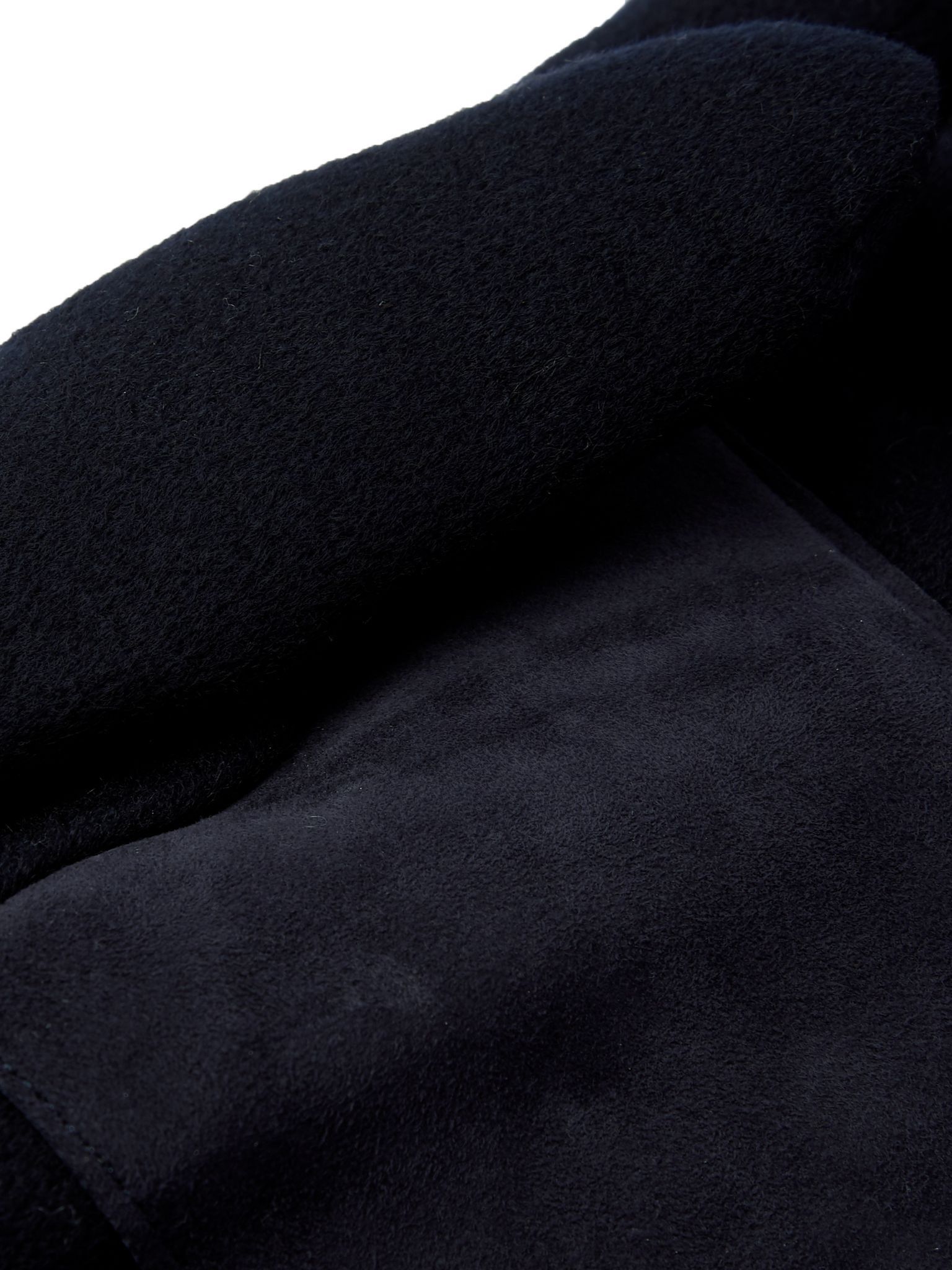 Storm System Suede-Trimmed Padded Cashmere Gloves Navy - 2