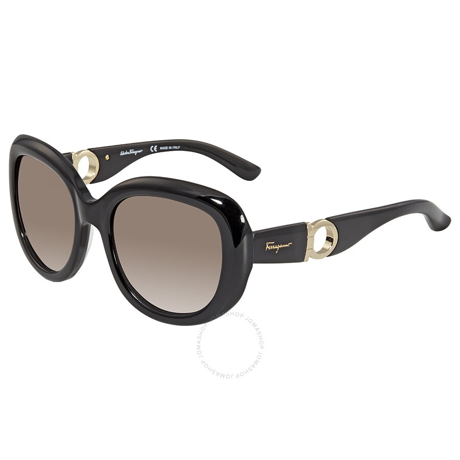 Salvatore Ferragamo Gradient Smoke Oval Ladies Sunglasses SF727S 001 53 - 3