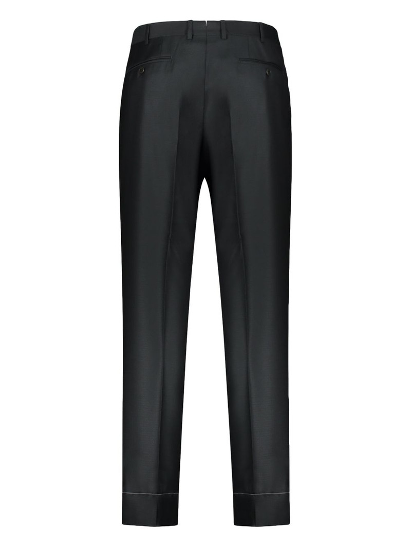Brioni wool tailored trousers outlook