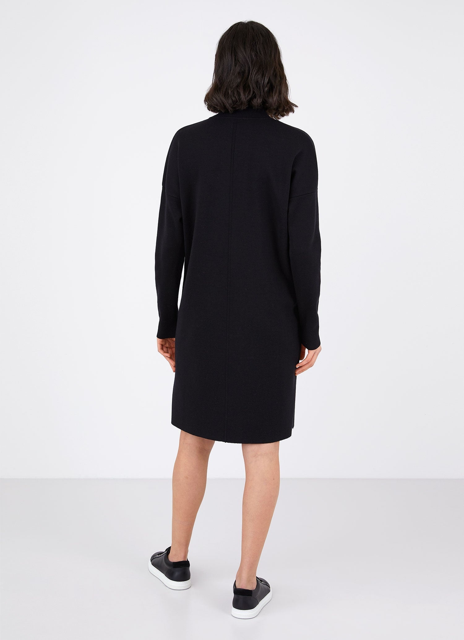 Merino Funnel Neck Dress - 2