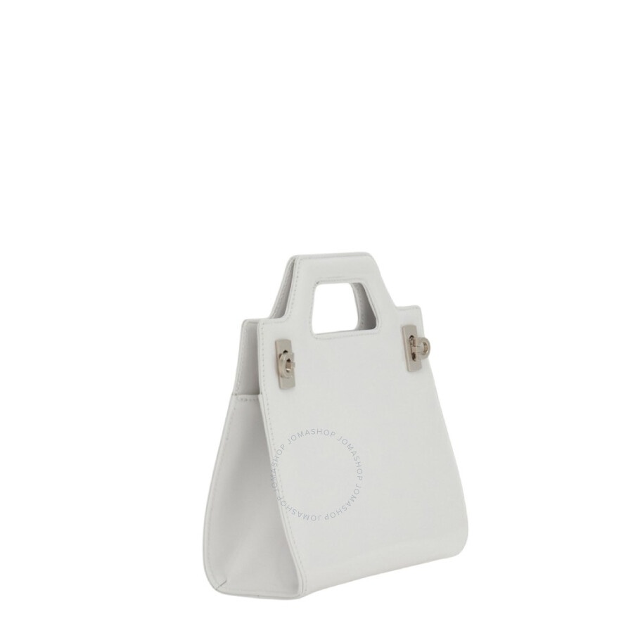 Ferragamo Mini Wanda Top Handle Leather Hand Bag - 3
