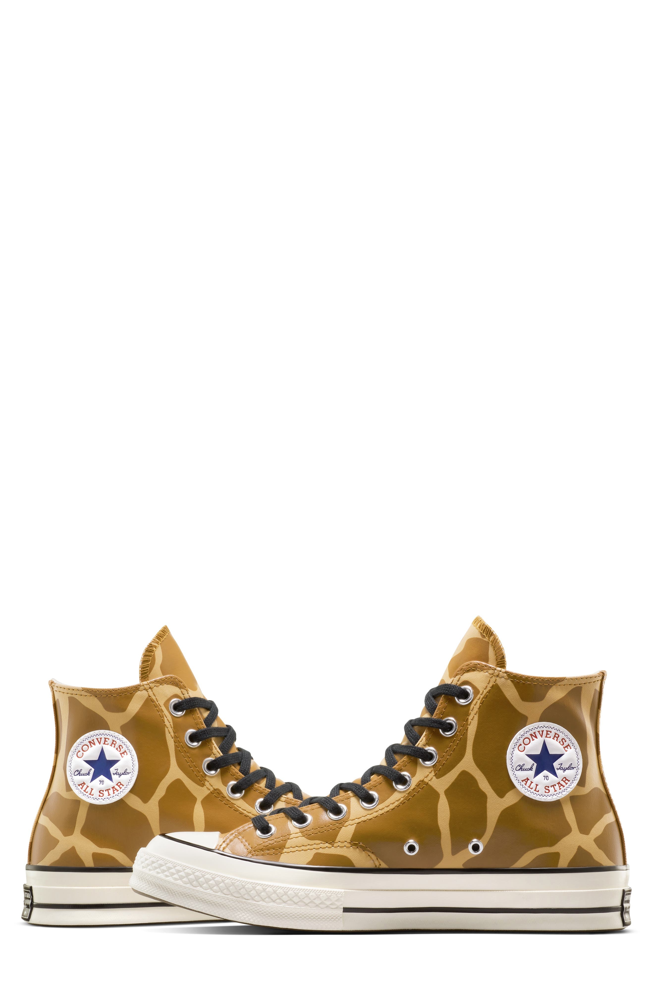 Converse Chuck 70 Glow in the Dark High Top Sneaker in Ginger Snap/Egret/Gold at Nordstrom - 4