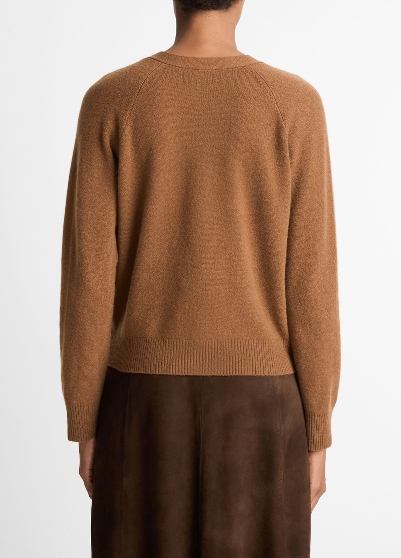 Vince Wool & Cashmere-Blend Pocket V-Neck Cardigan outlook