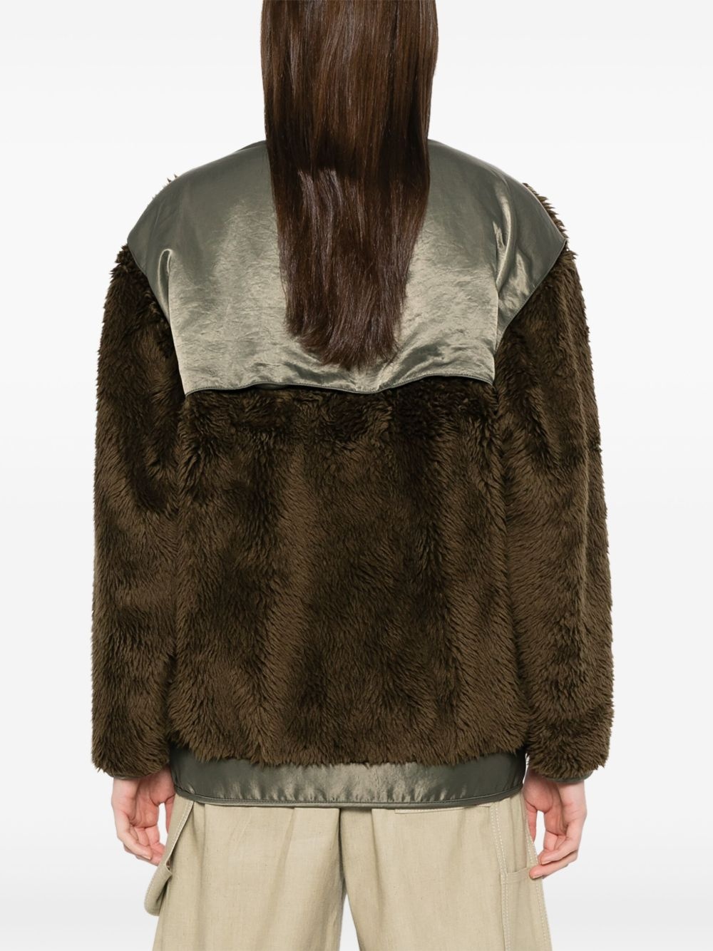 faux-fur jacket - 4
