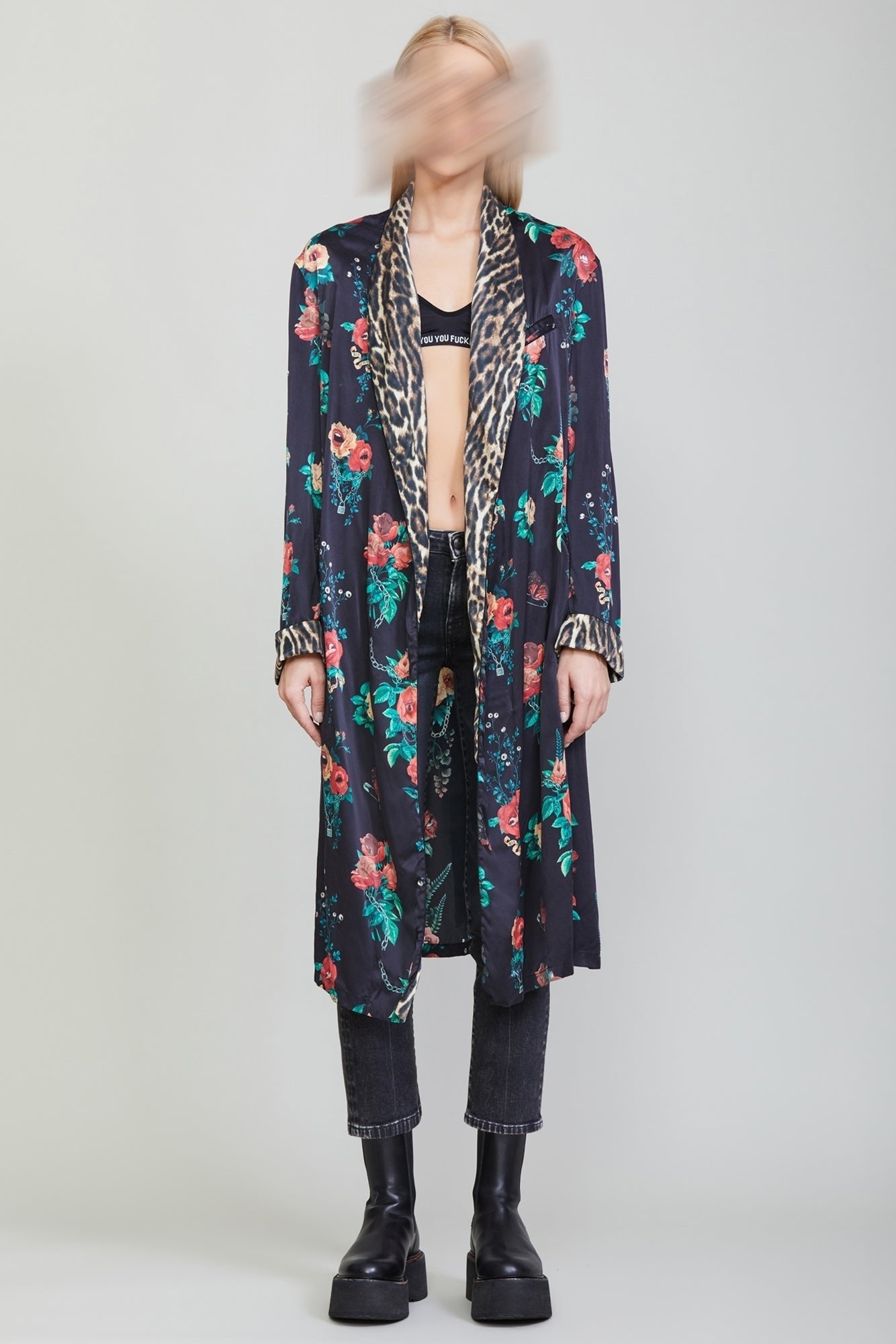 SMOKING ROBE WITH PIPING - USELESS TREASURES - 3