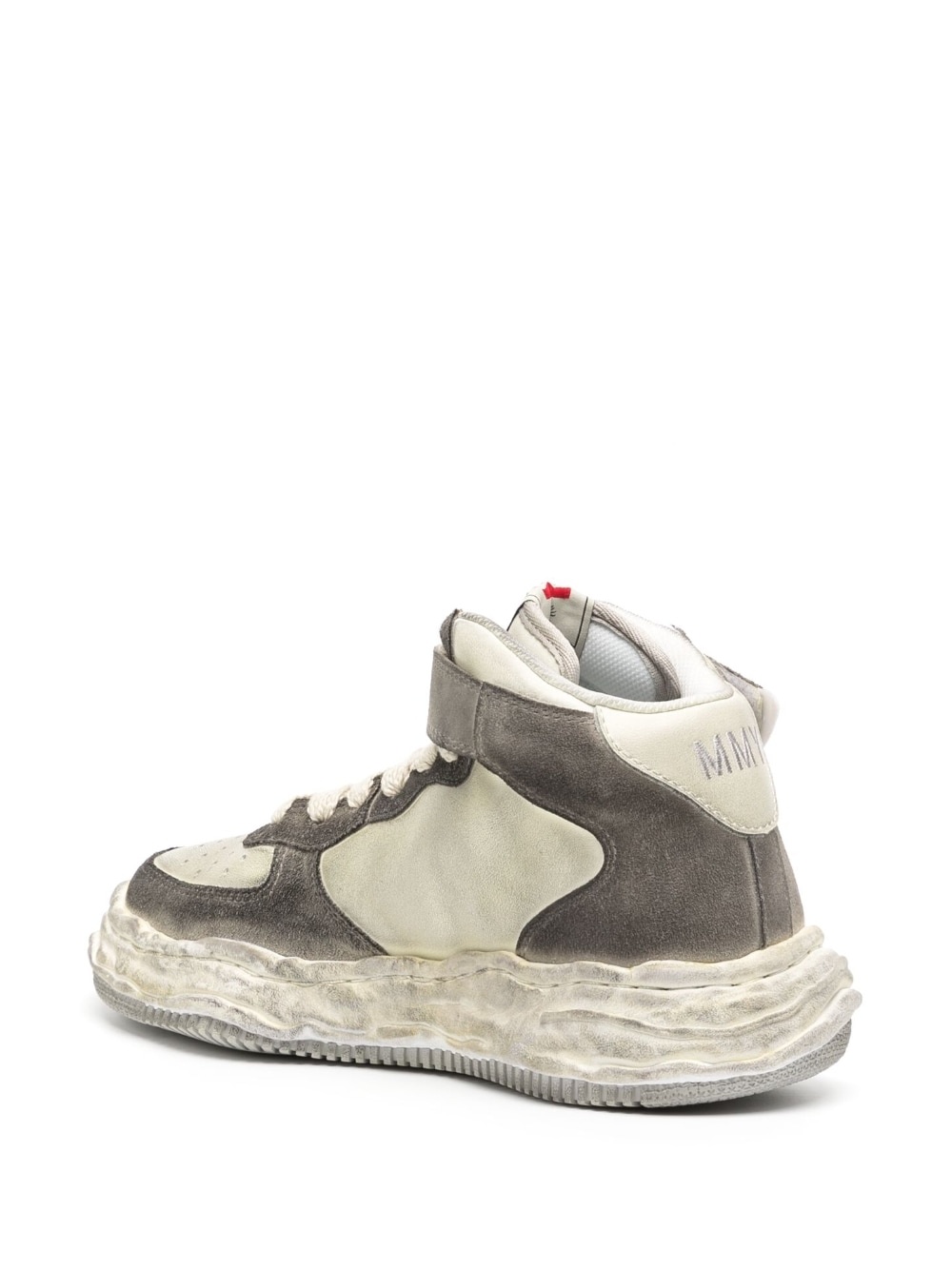 Wayne Brushed suede high-top sneakers - 3