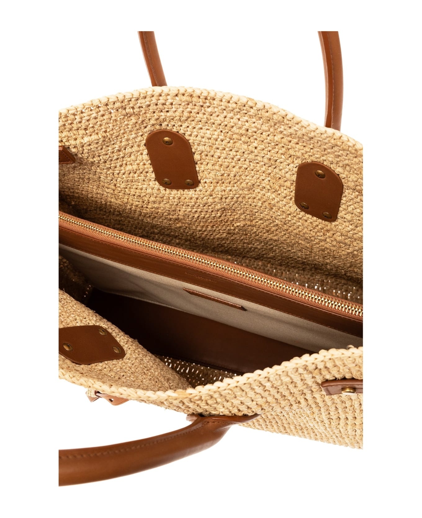 Raffia Sac De Jour Slim Shopper Bag - 4