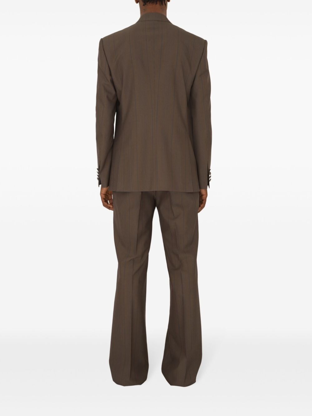 peak-lapel wool blazer - 4