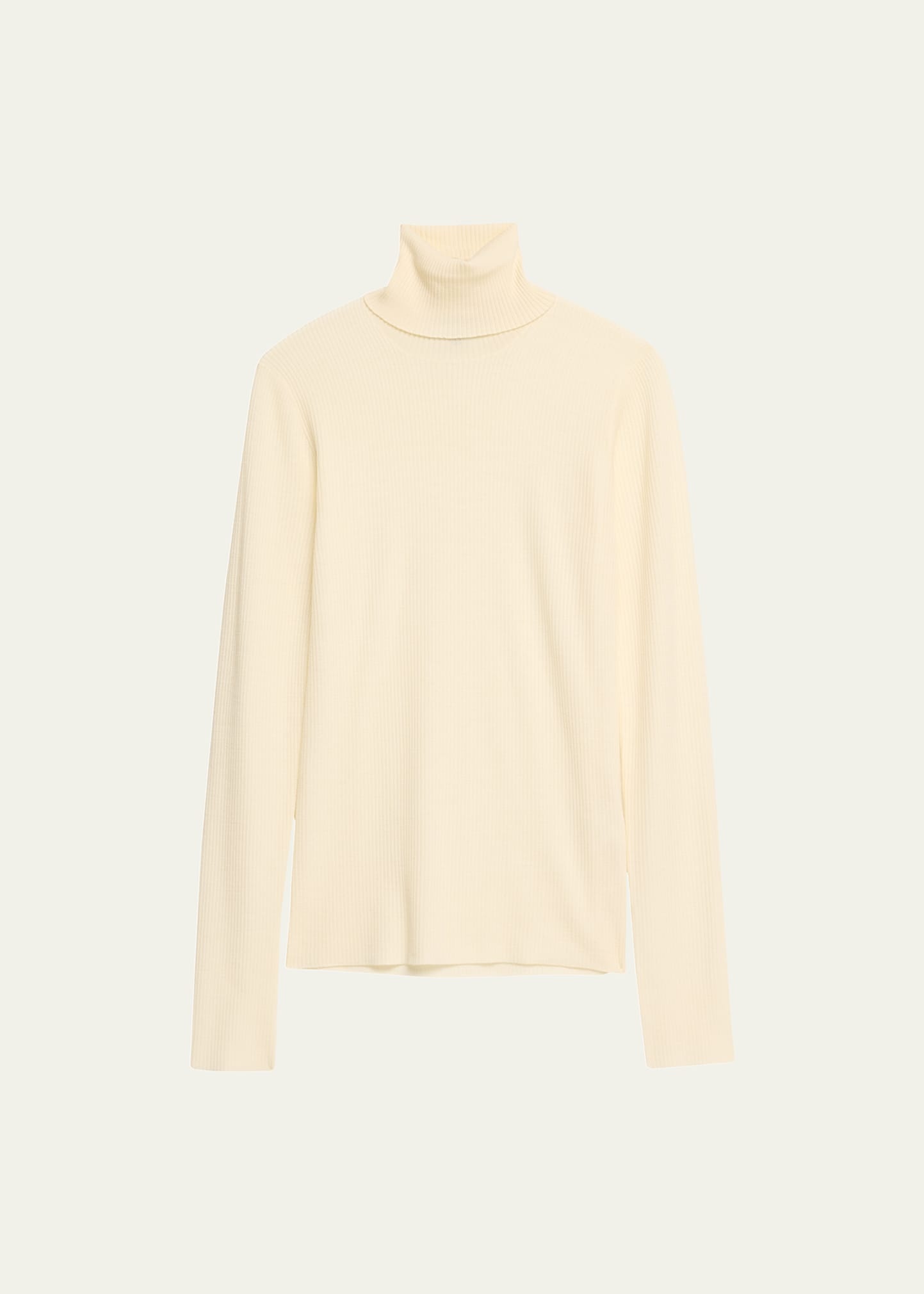 Taupo Ribbed Wool Turtleneck - 1