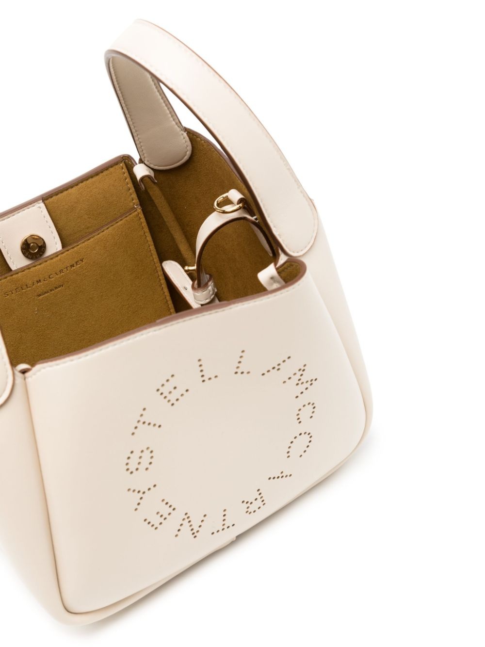 perforated-logo tote bag - 5