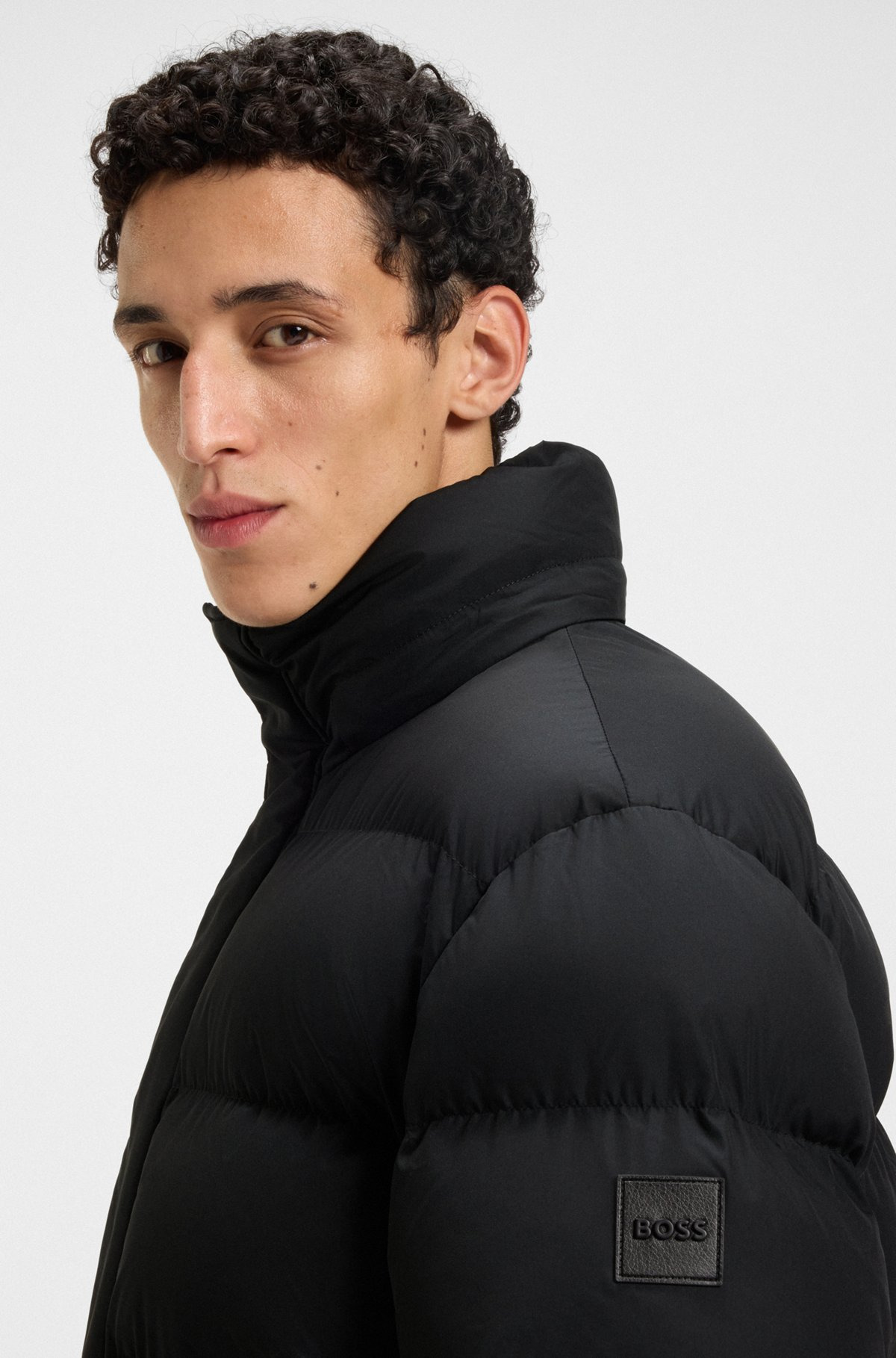 WATER-REPELLENT JACKET WITH LOGO BADGE - 5