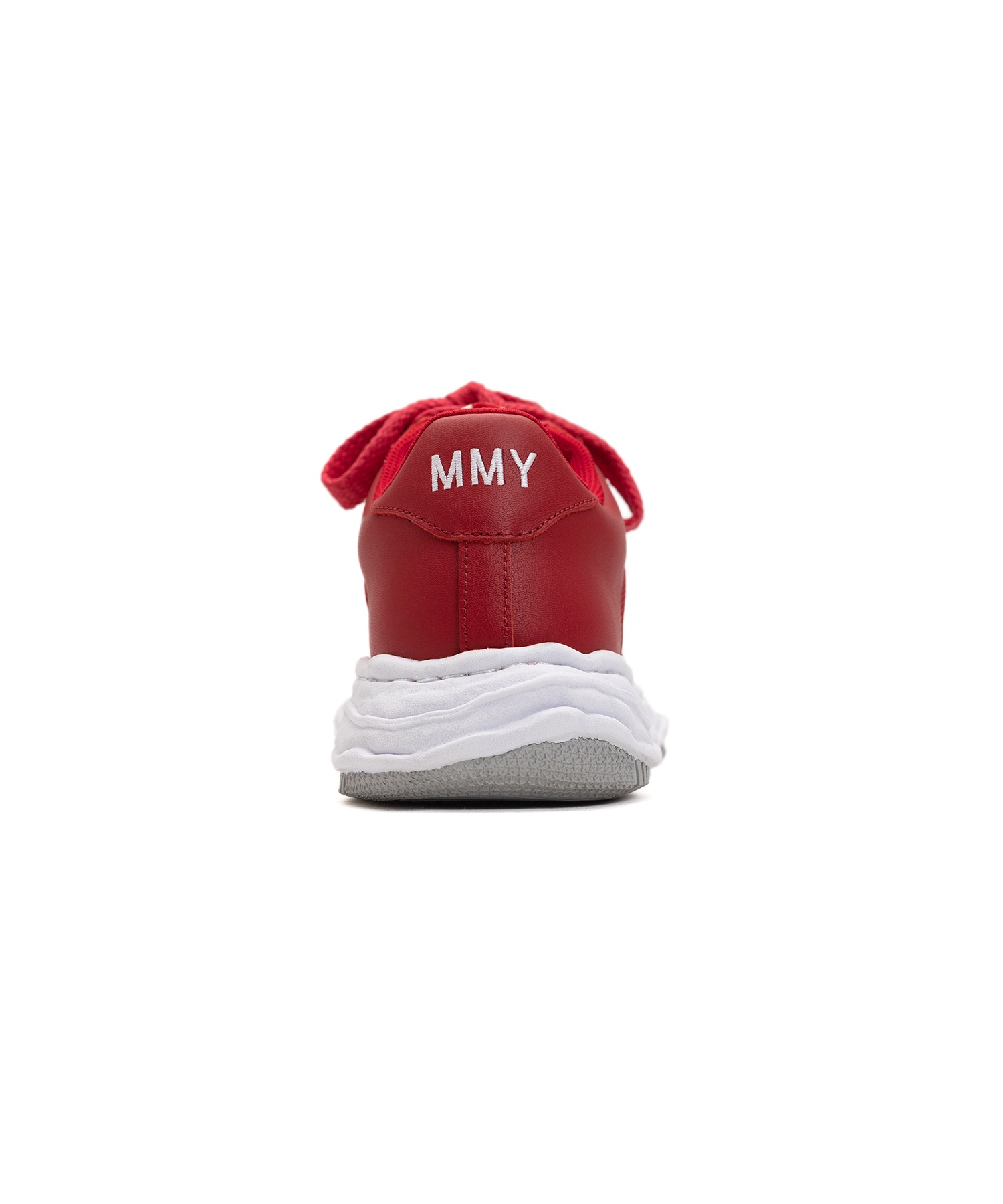 Maison MIHARA YASUHIRO WAYNE OG Sole Leather Low-top Sneaker 'White Red' A08FW706-WHTRED - 5