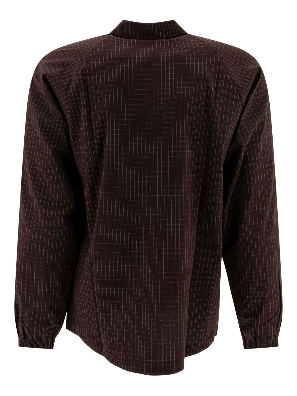 grid-pattern shirt - 3