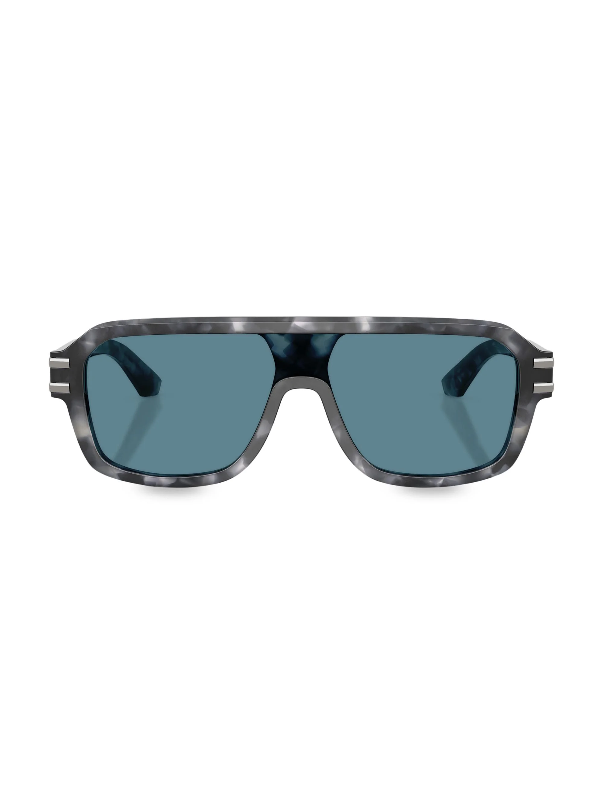 Men's Aviator Sunglasses - Grey Havana Blue - 1