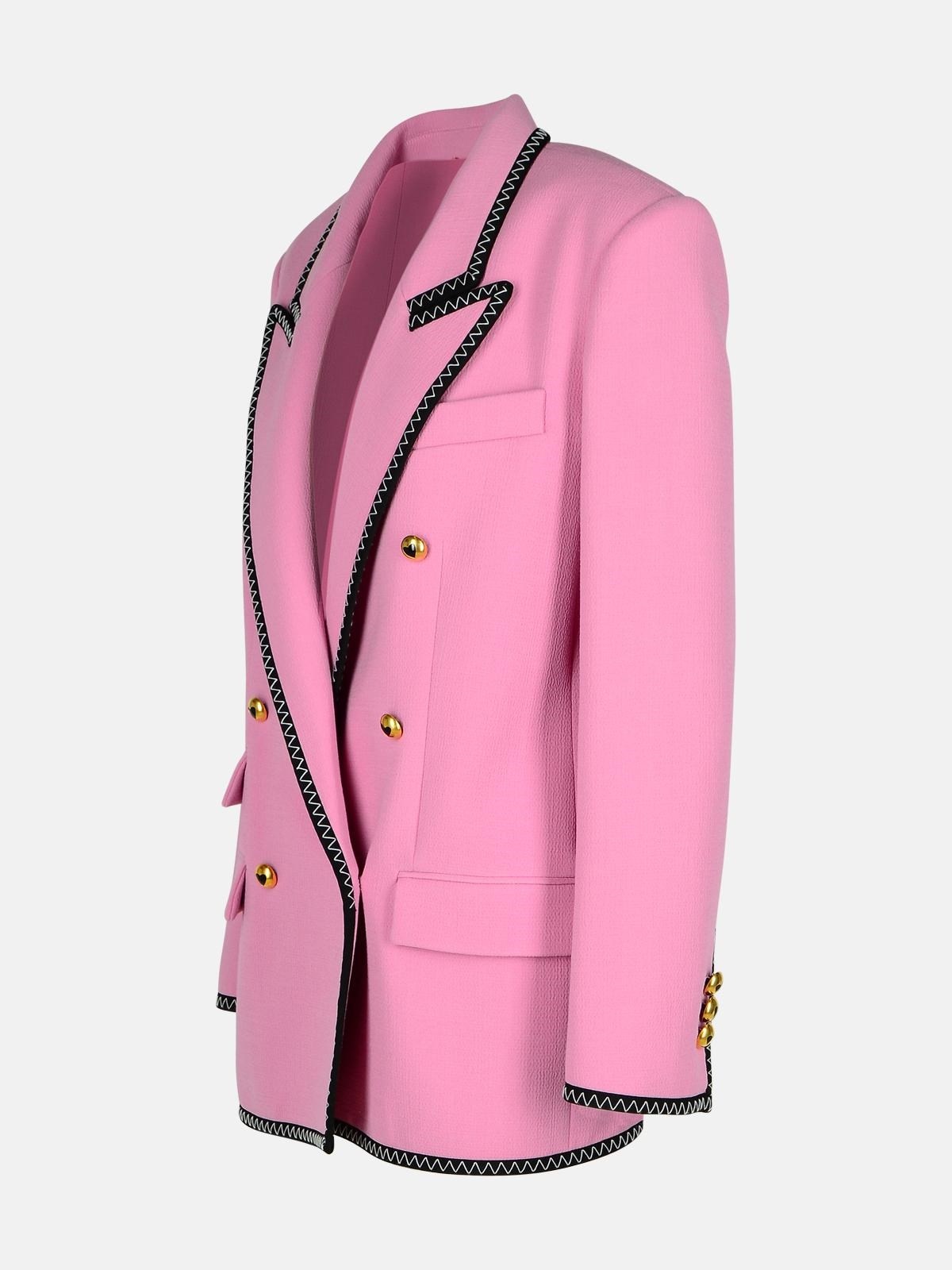 BLAZER IN PINK VISCOSE BLEND - 2