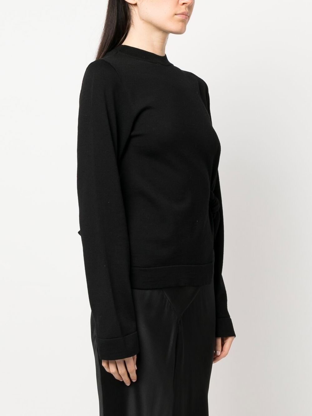 open-back detail knit jumper - 4