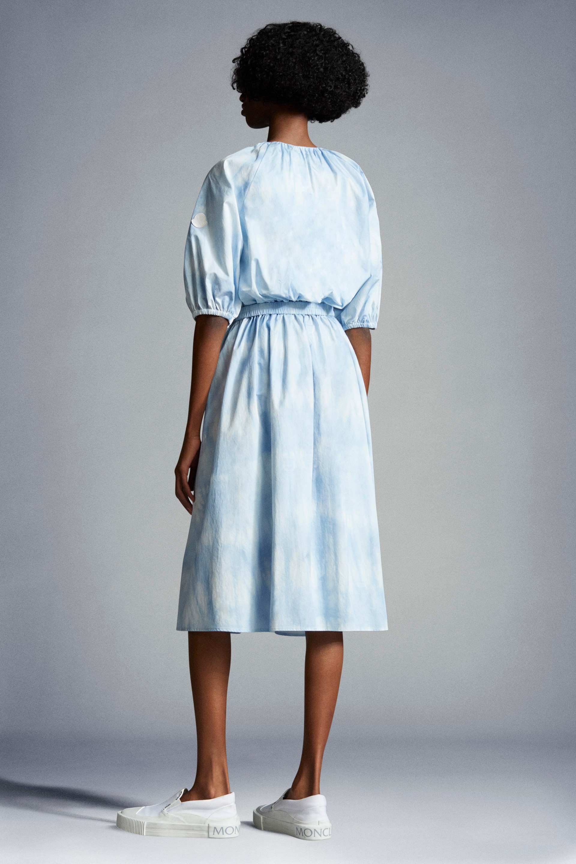 Cloud Print Midi Dress - 5