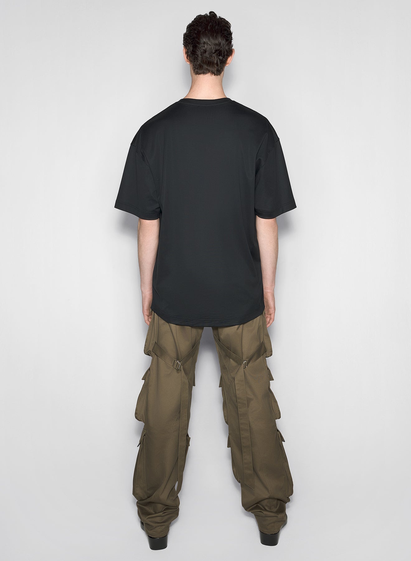 black mugler signature t-shirt - 4