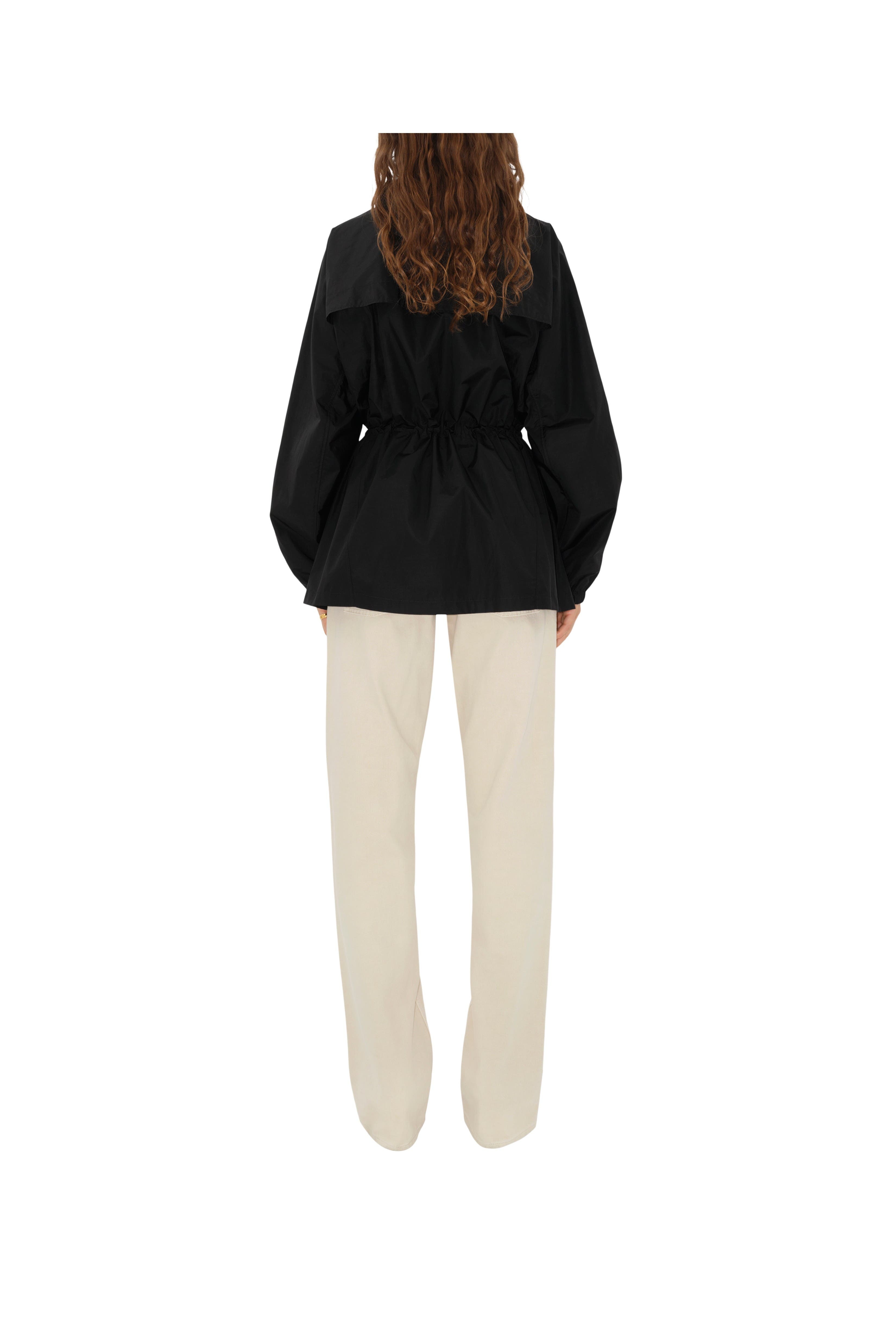 burberry Short Nylon Cotton Parka in Black at Nordstrom - 4