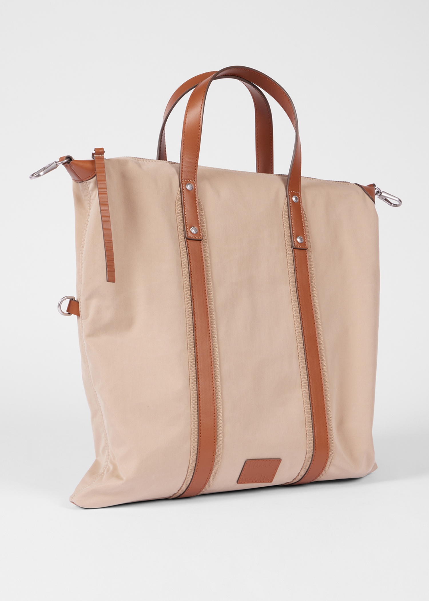 Ecru Duffle Tote Bag - 4