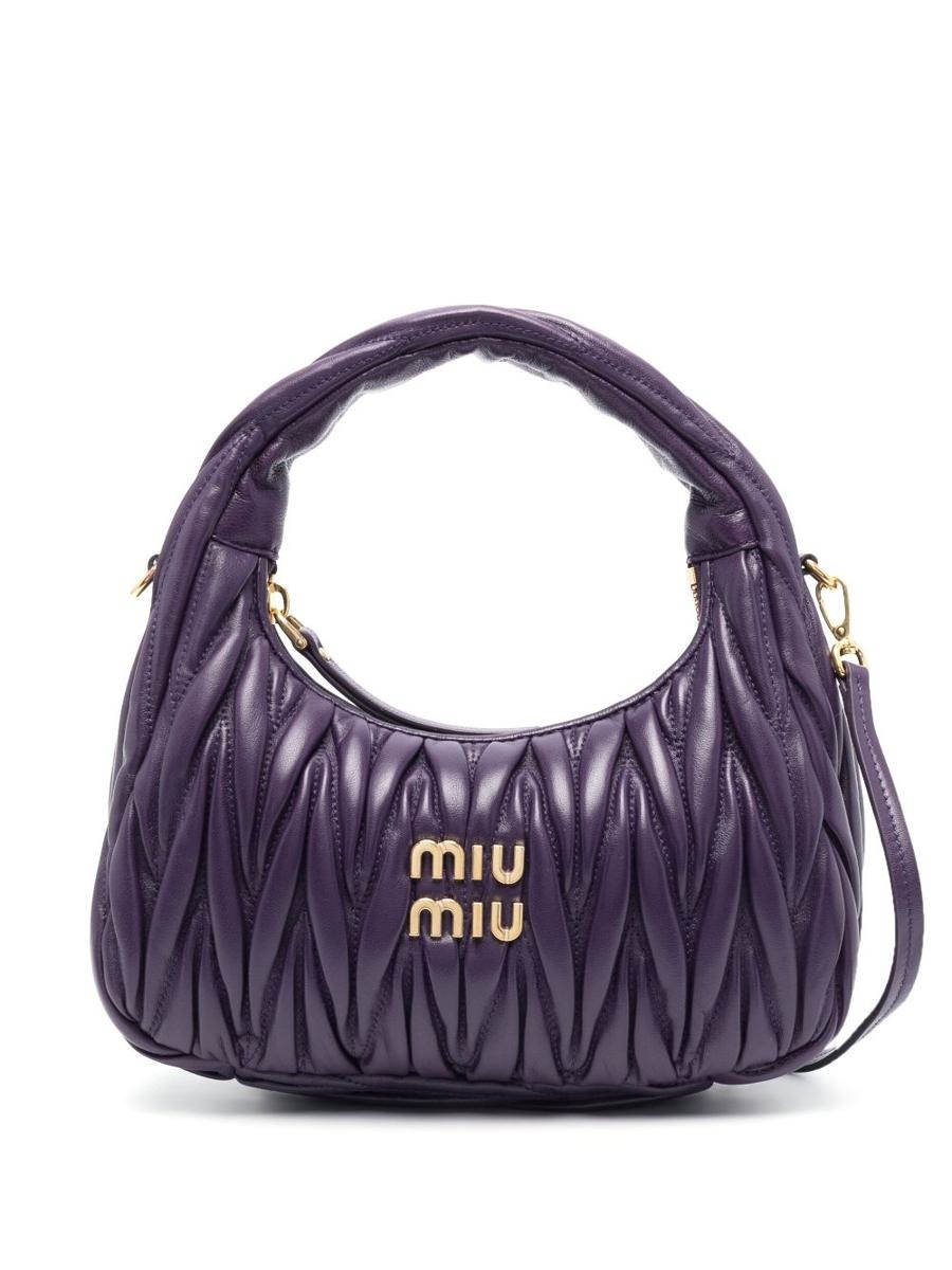 MIU MIU MINI WANDER MATELASSÉ SHOULDER BAG - 1