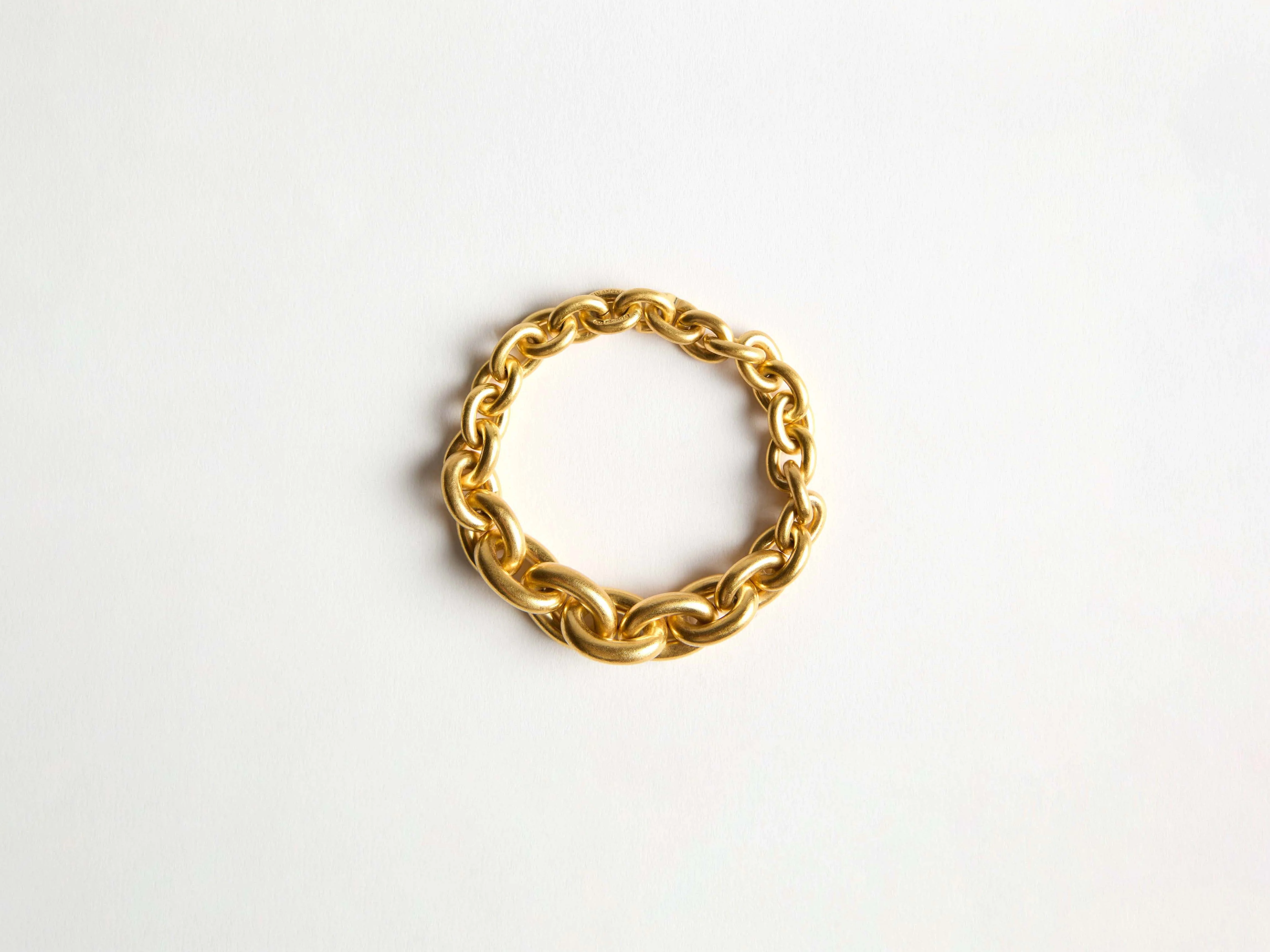 CHAIN-LINK BRACELET IN 18KT YELLOW GOLD - 1