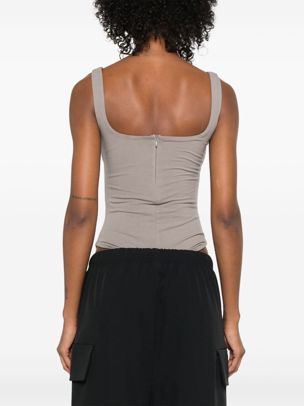 square-neck bodysuit - 4