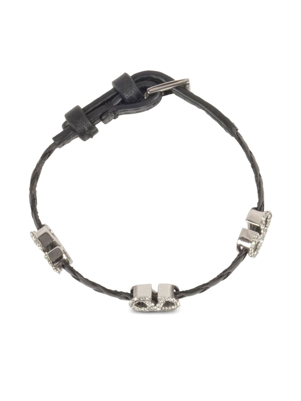 VLogo leather bracelet - 3