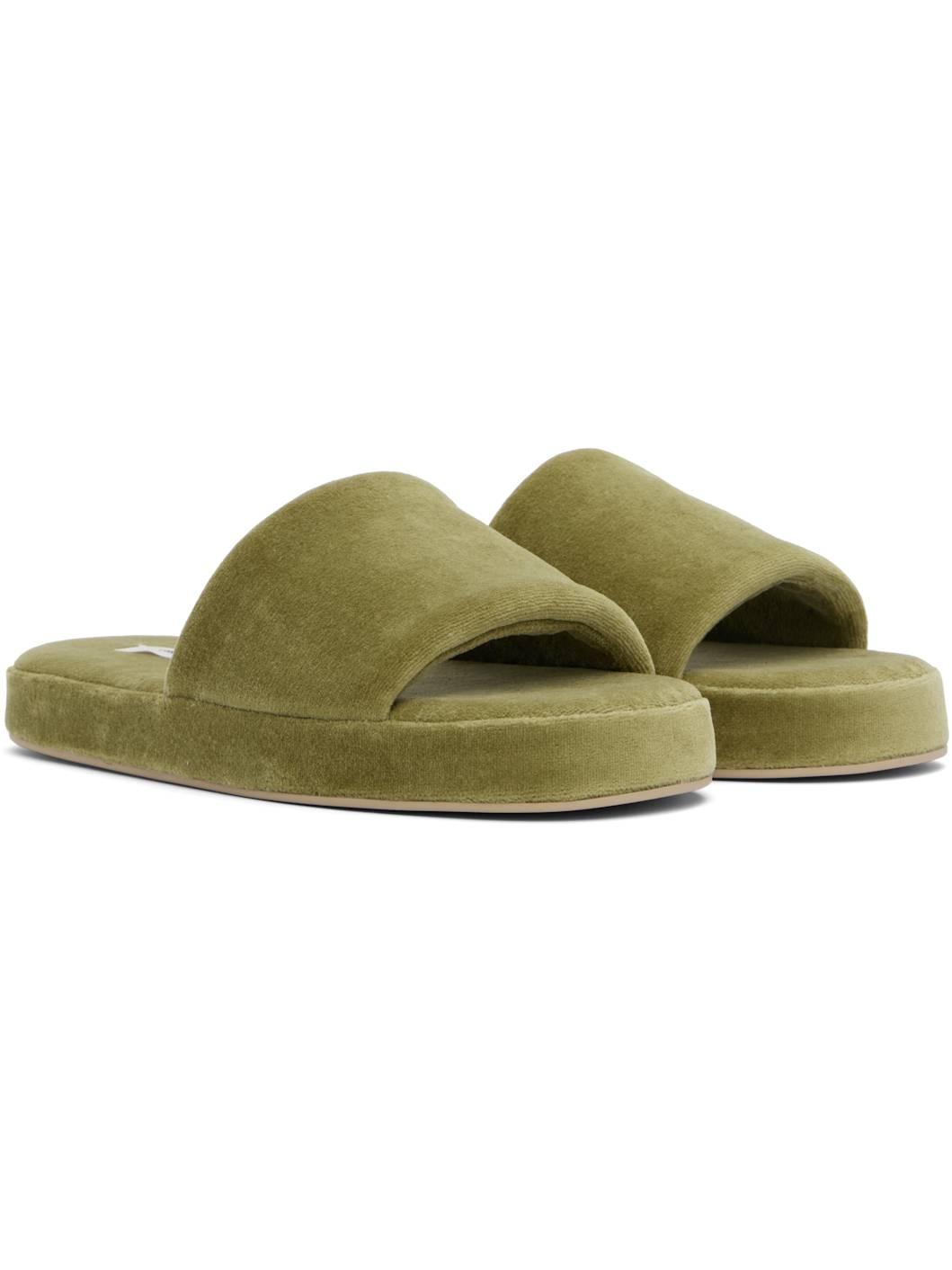 Khaki Pillow Slippers - 4