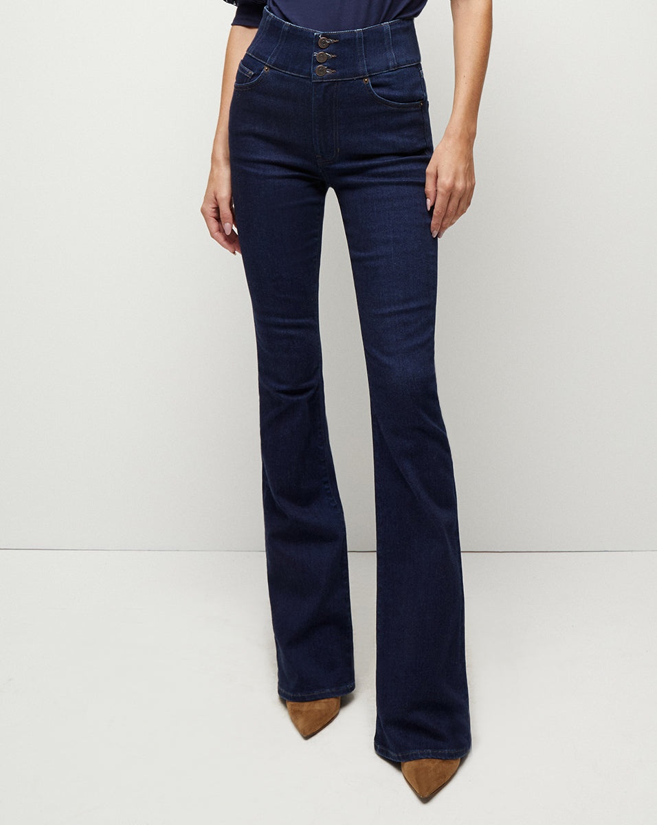 BEVERLY SKINNY-FLARE JEAN | CORSET WAIST - 3