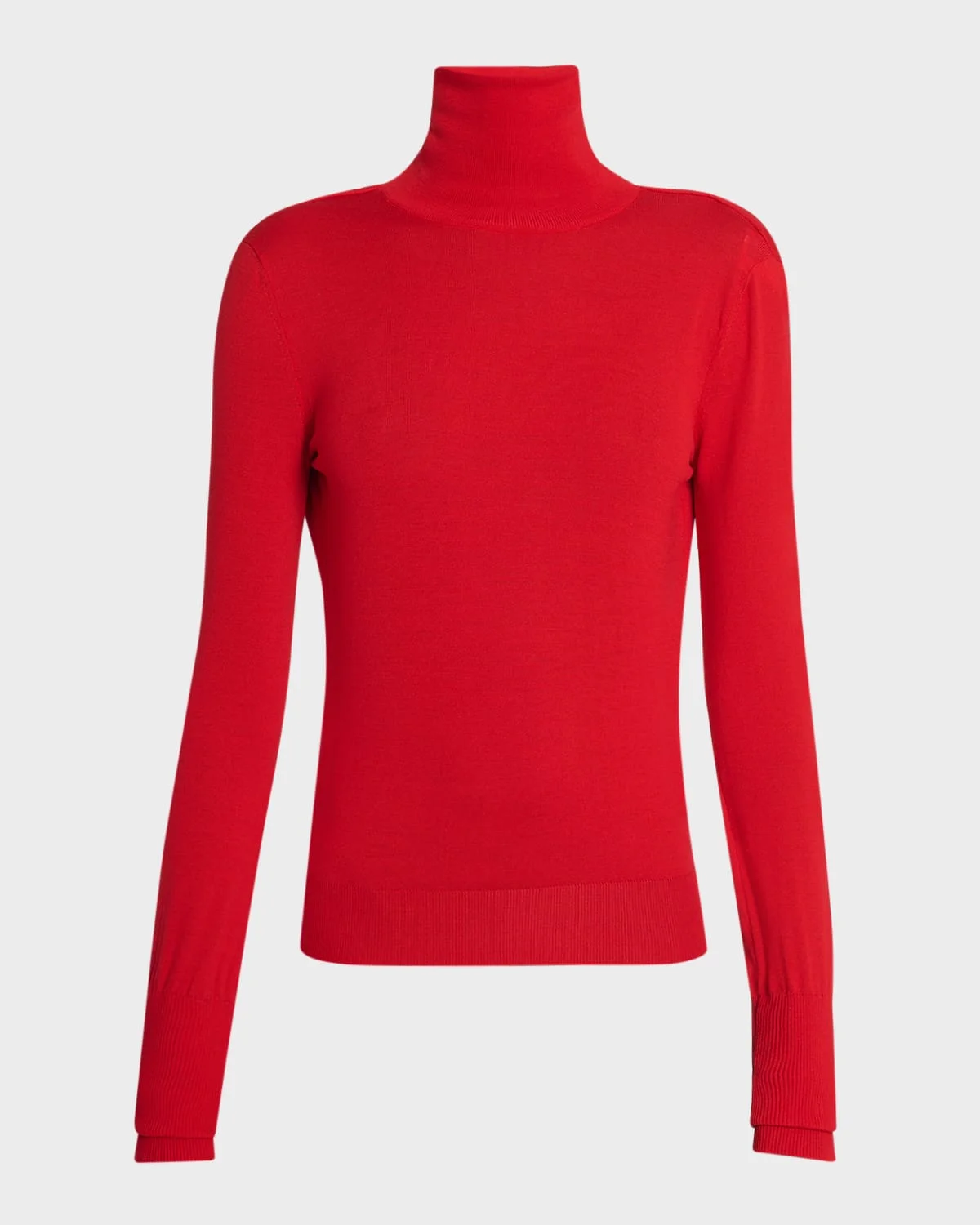 Draped Open-Back Wool Sweater - 1