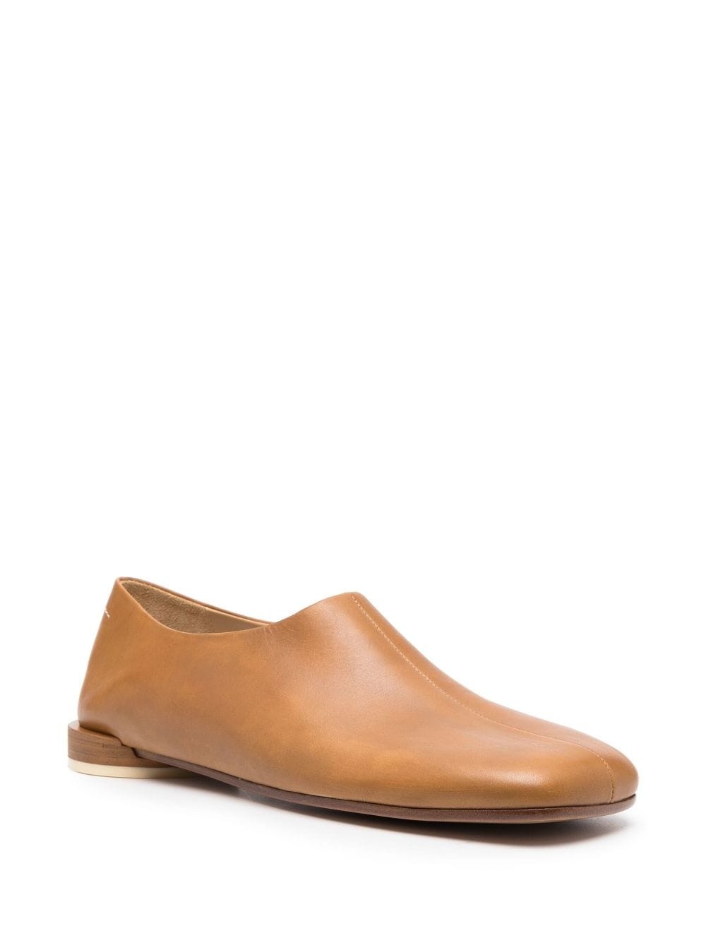 leather slip-on loafers - 2