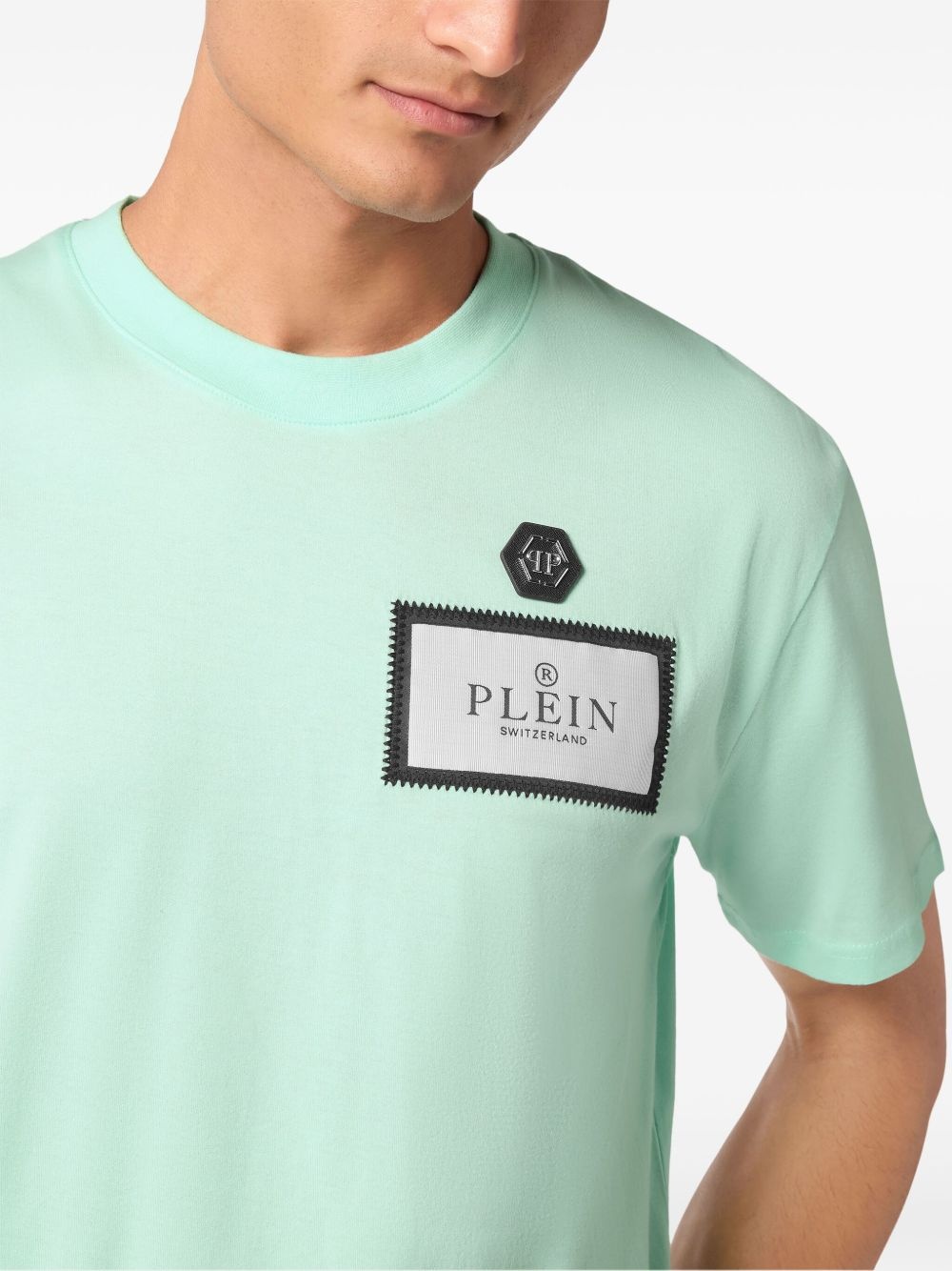 patch-detail T-shirt - 5
