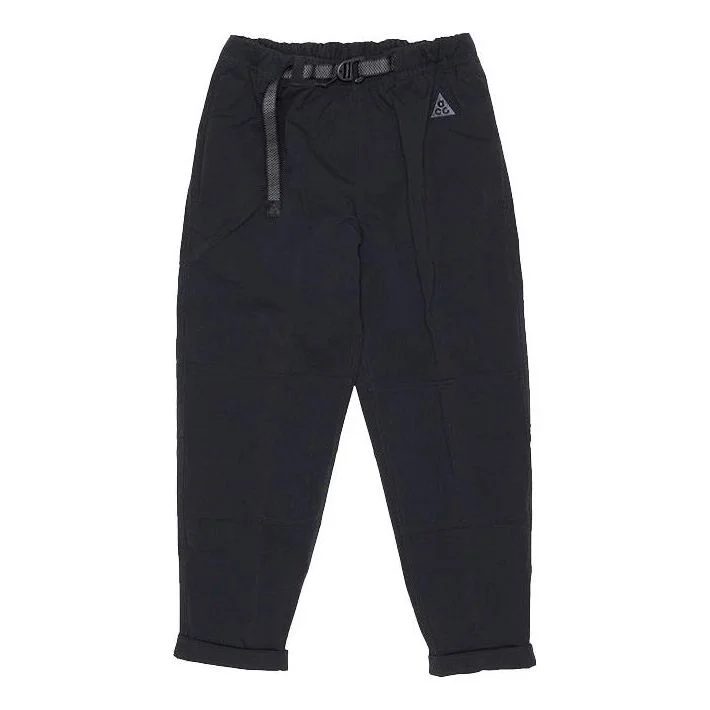 Men's Nike ACG Solid Color Splicing Belt Waterproof Breathable Athleisure Casual Sports Pants Autumn - 1