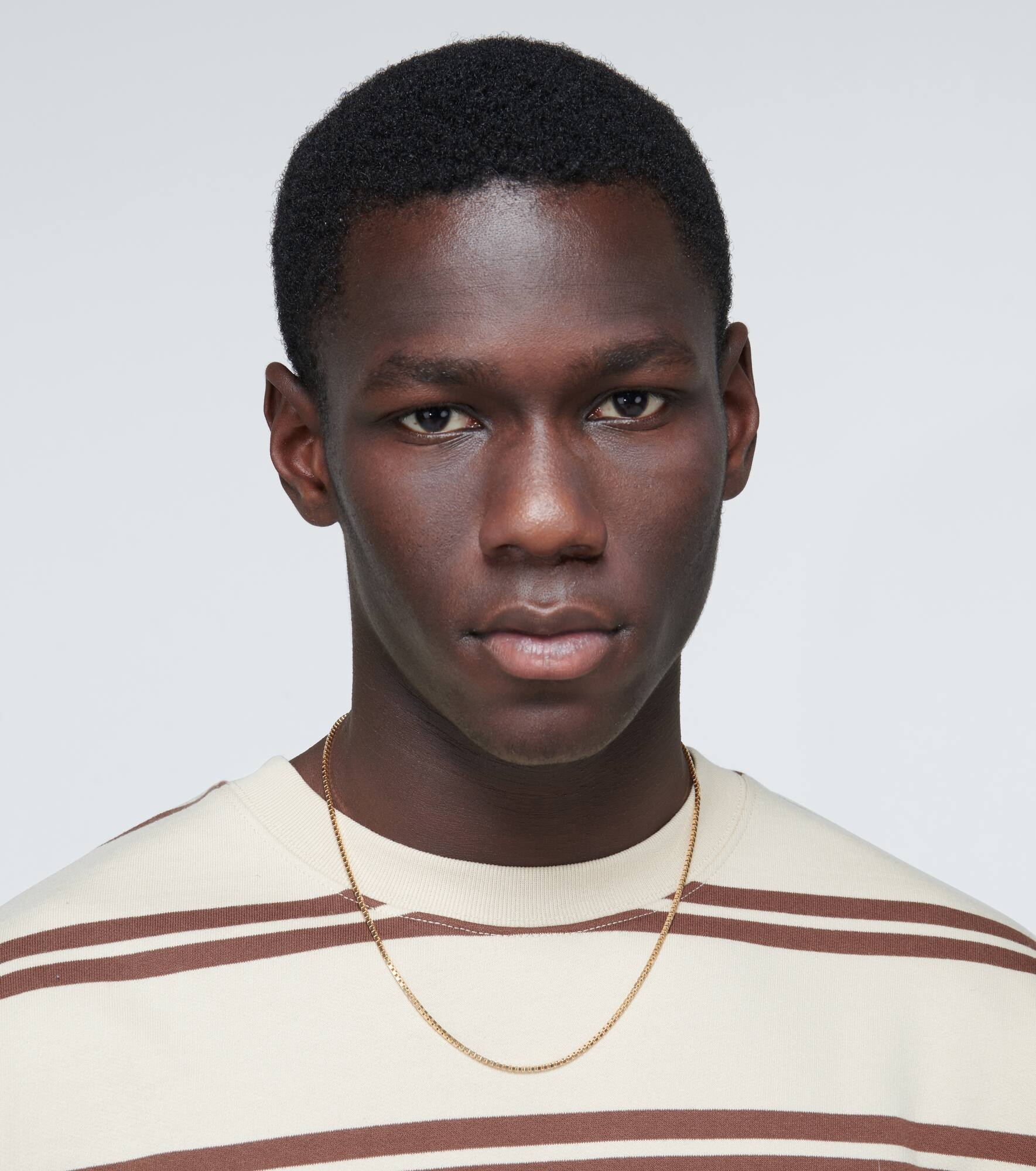 Square gold-plated chain - 3