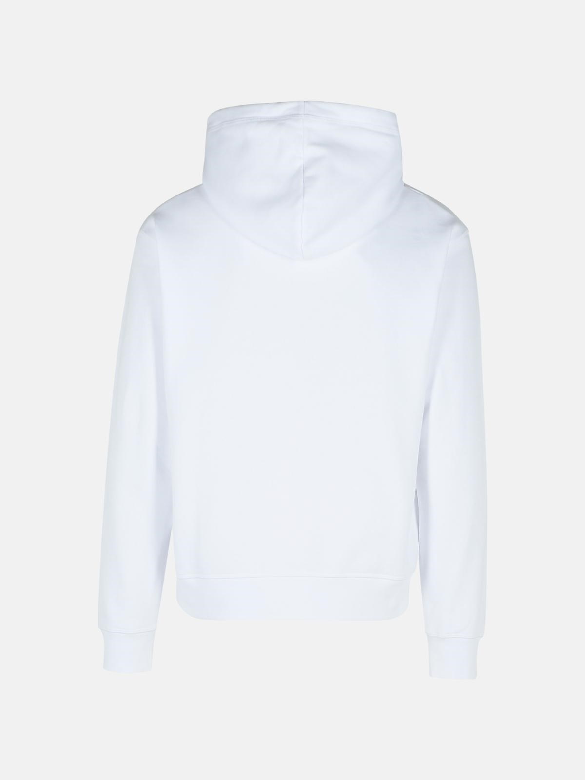 WHITE COTTON SWEATSHIRT - 3