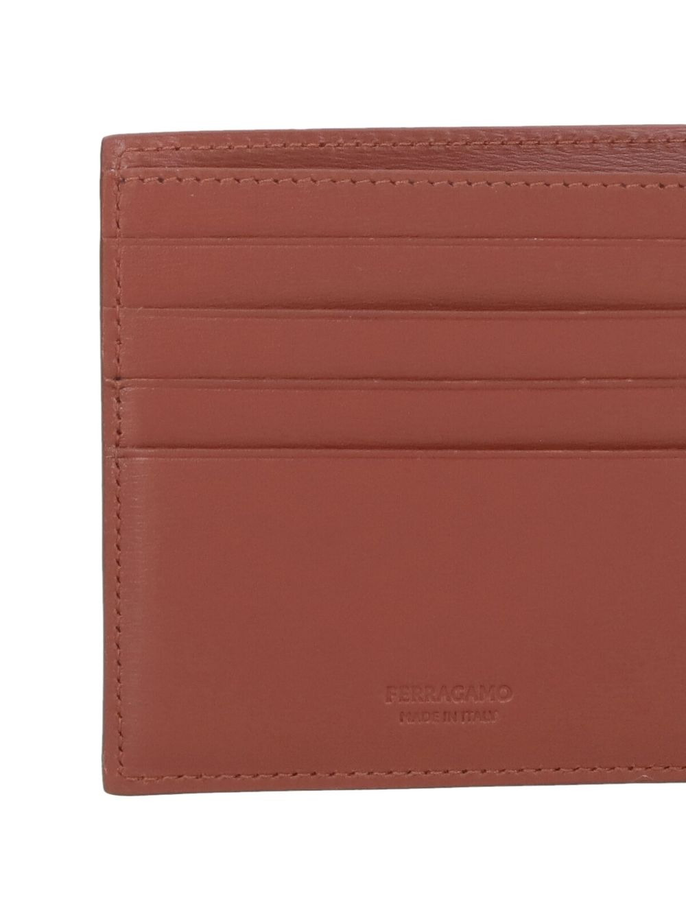 logo leather wallet - 3
