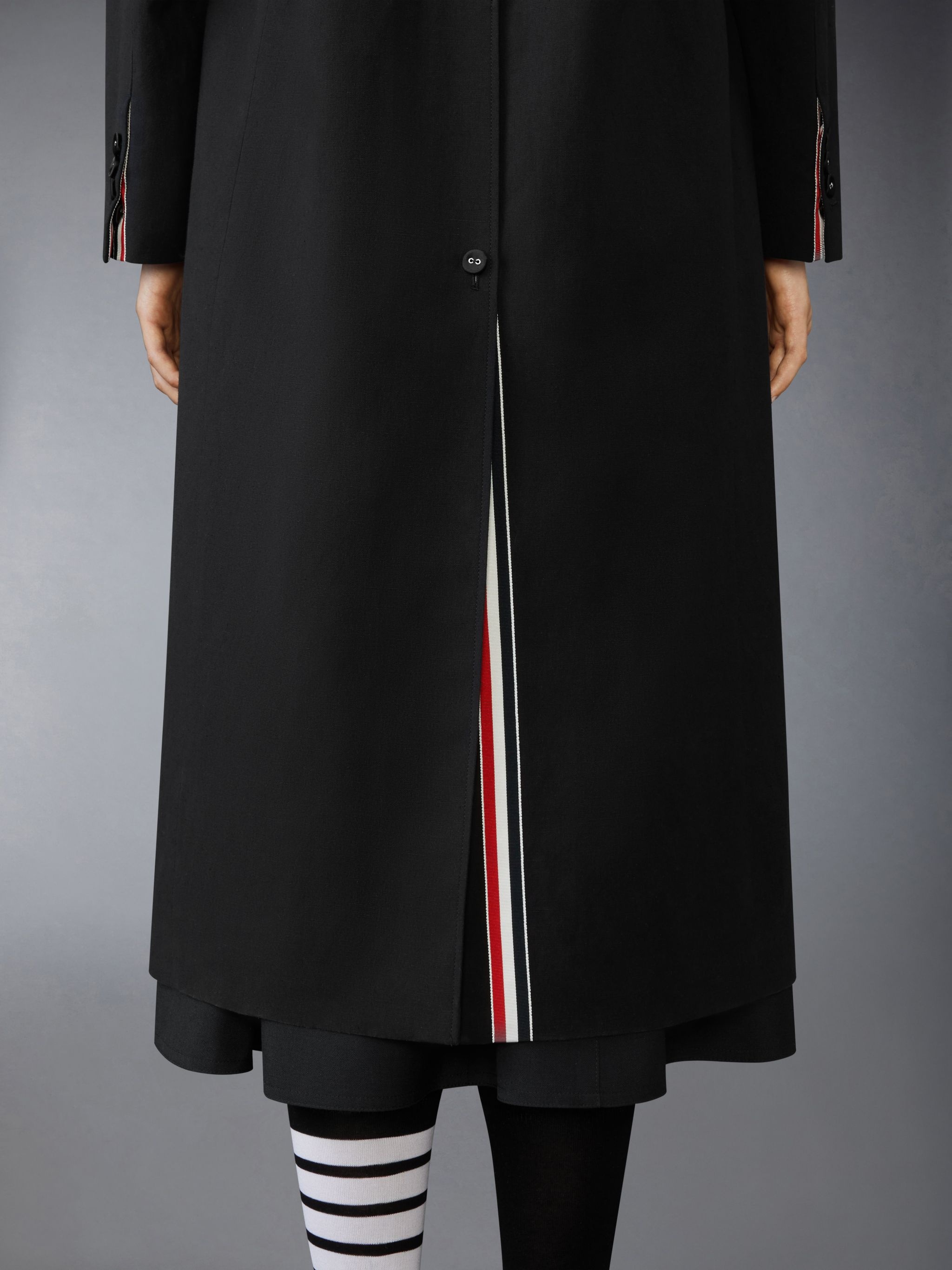 LINEN COTTON SACK OVERCOAT - 6