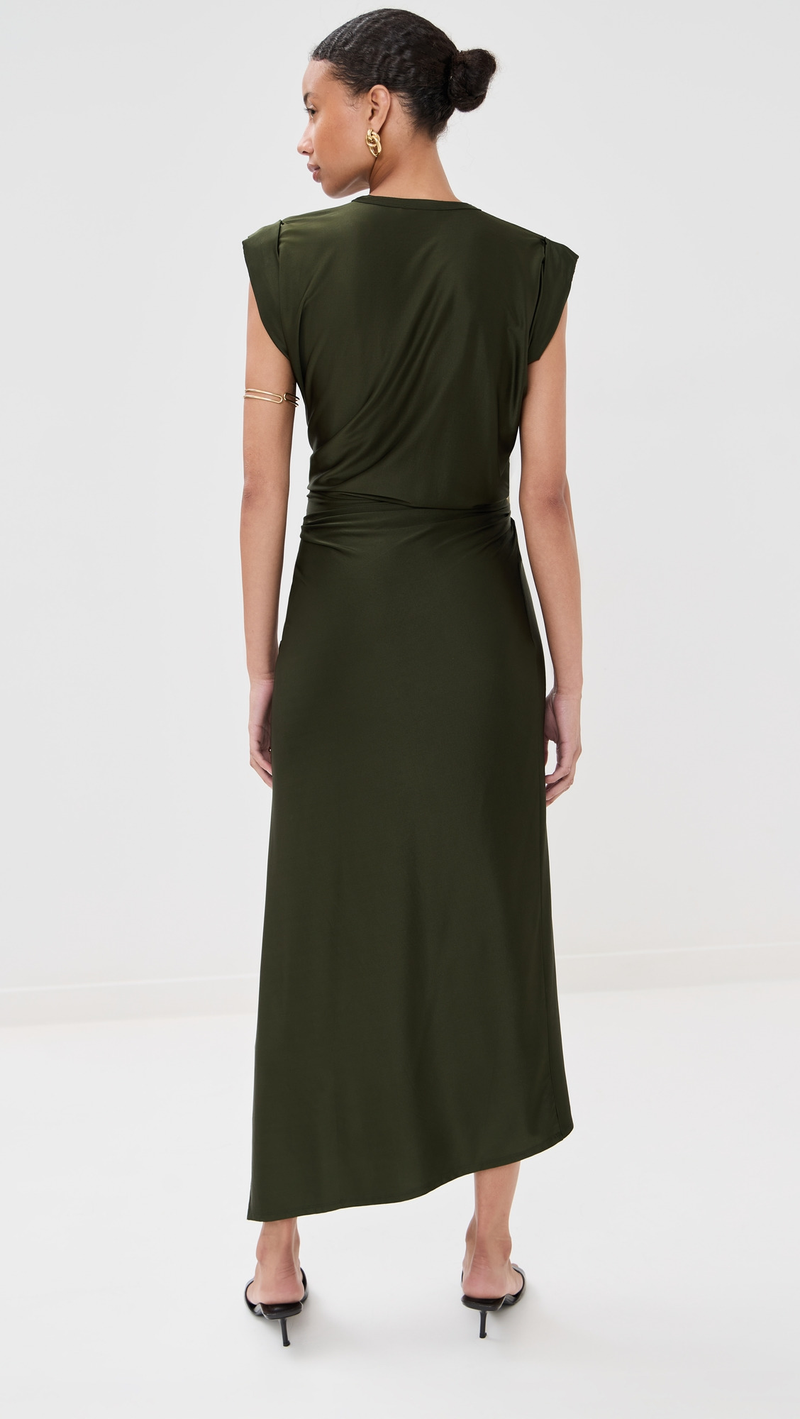 Draped Long Dress - 3