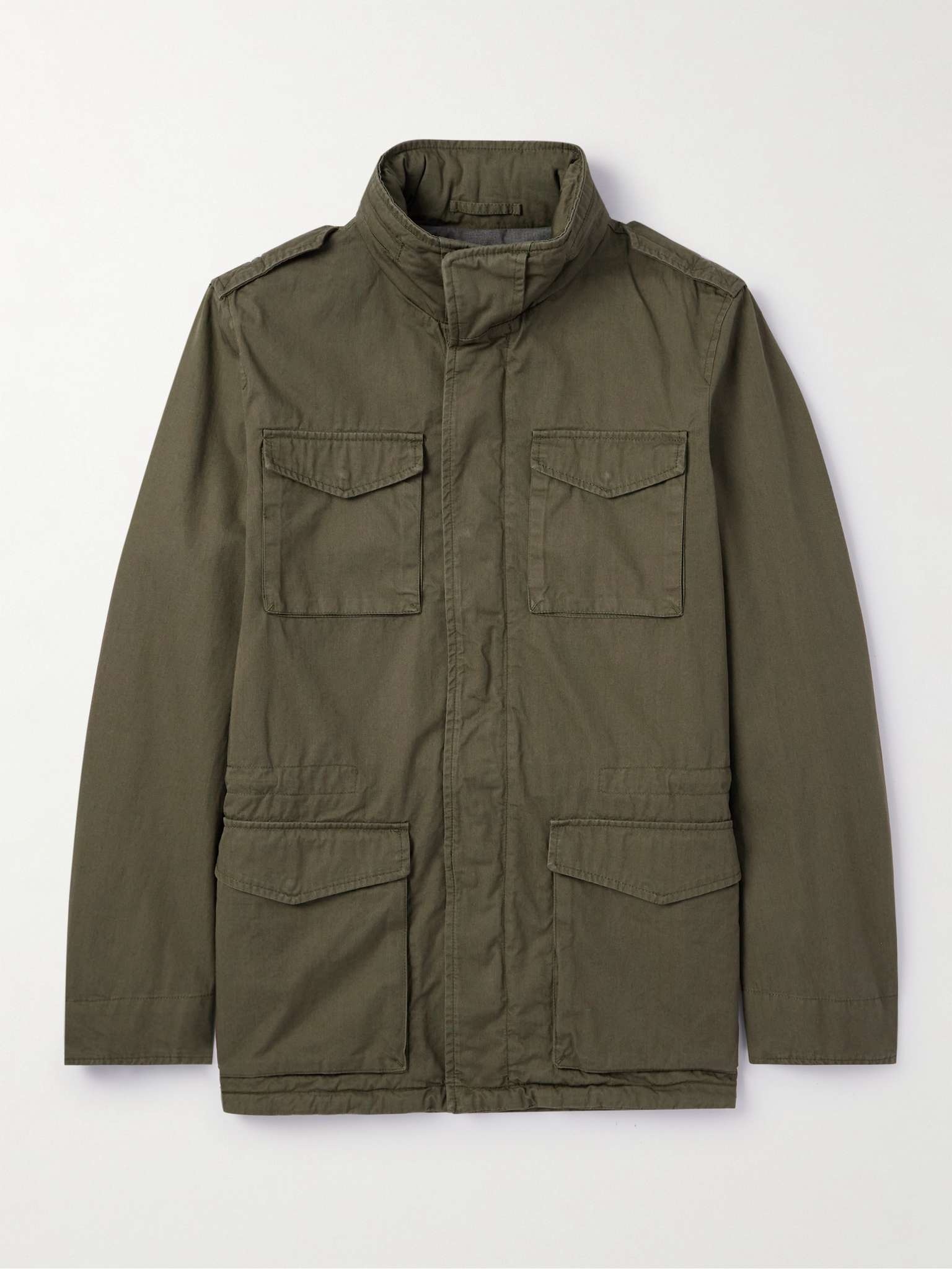 Tigri Cotton-Gabardine Hooded Field Jacket - 1