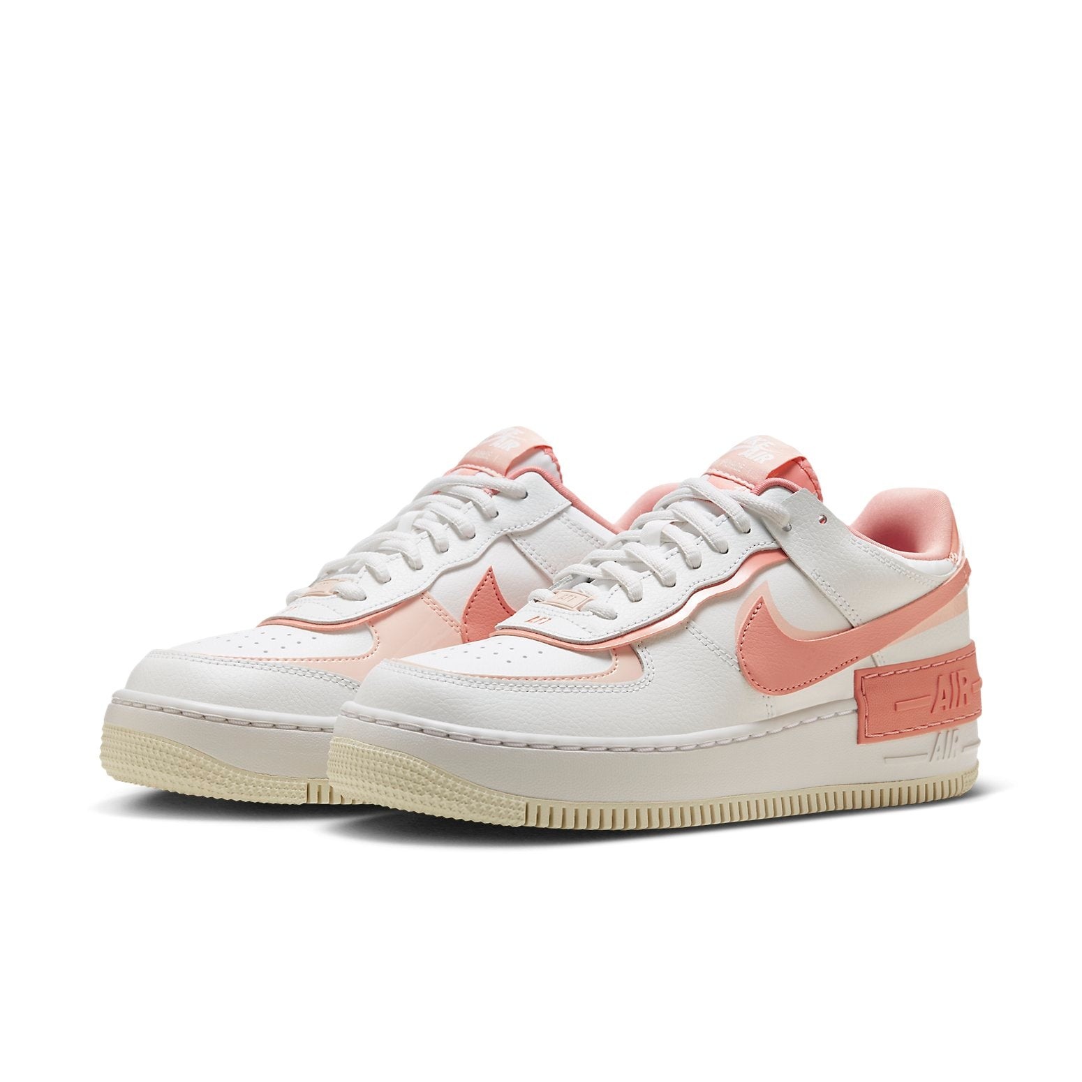 (WMNS) Nike Air Force 1 Shadow 'White Coral Pink' CJ1641-101 - 3