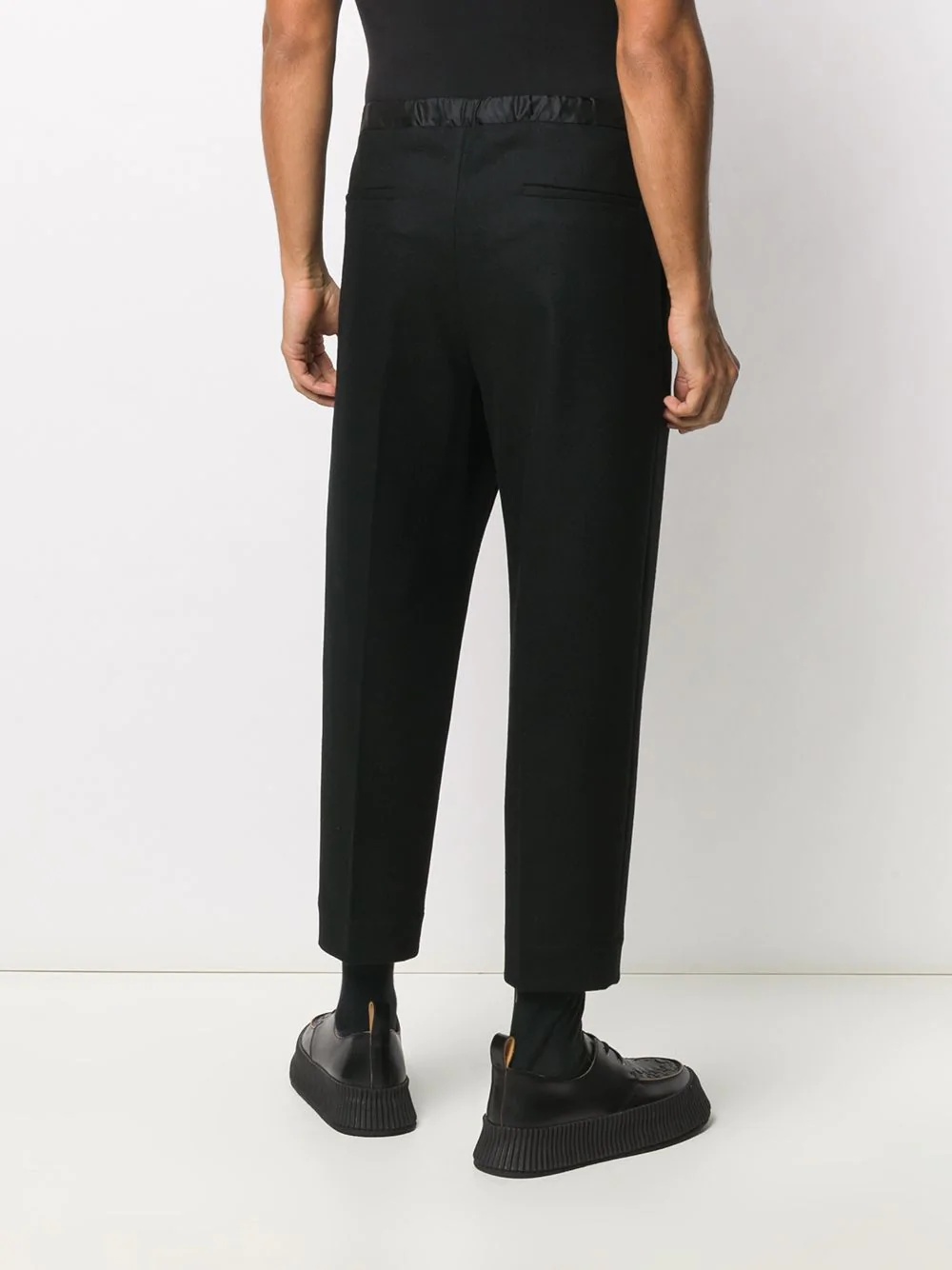 cropped wool trousers - 4