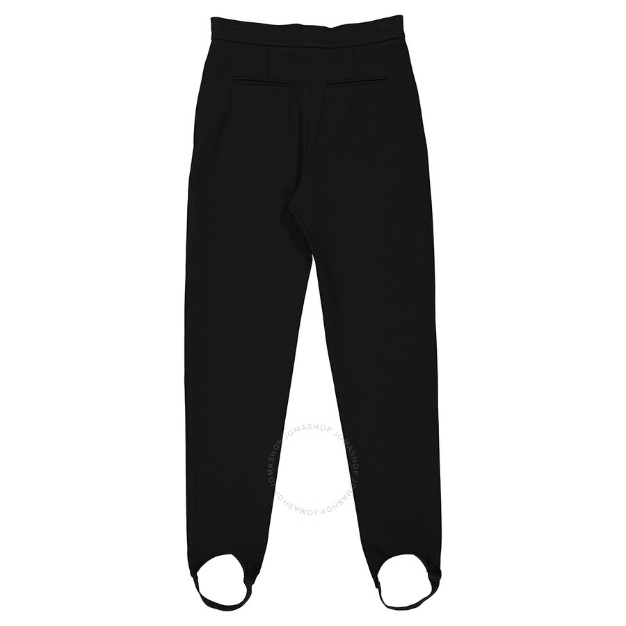 Burberry Black Cotton-blend High-waist Tailored Jodhpur Trousers - 5