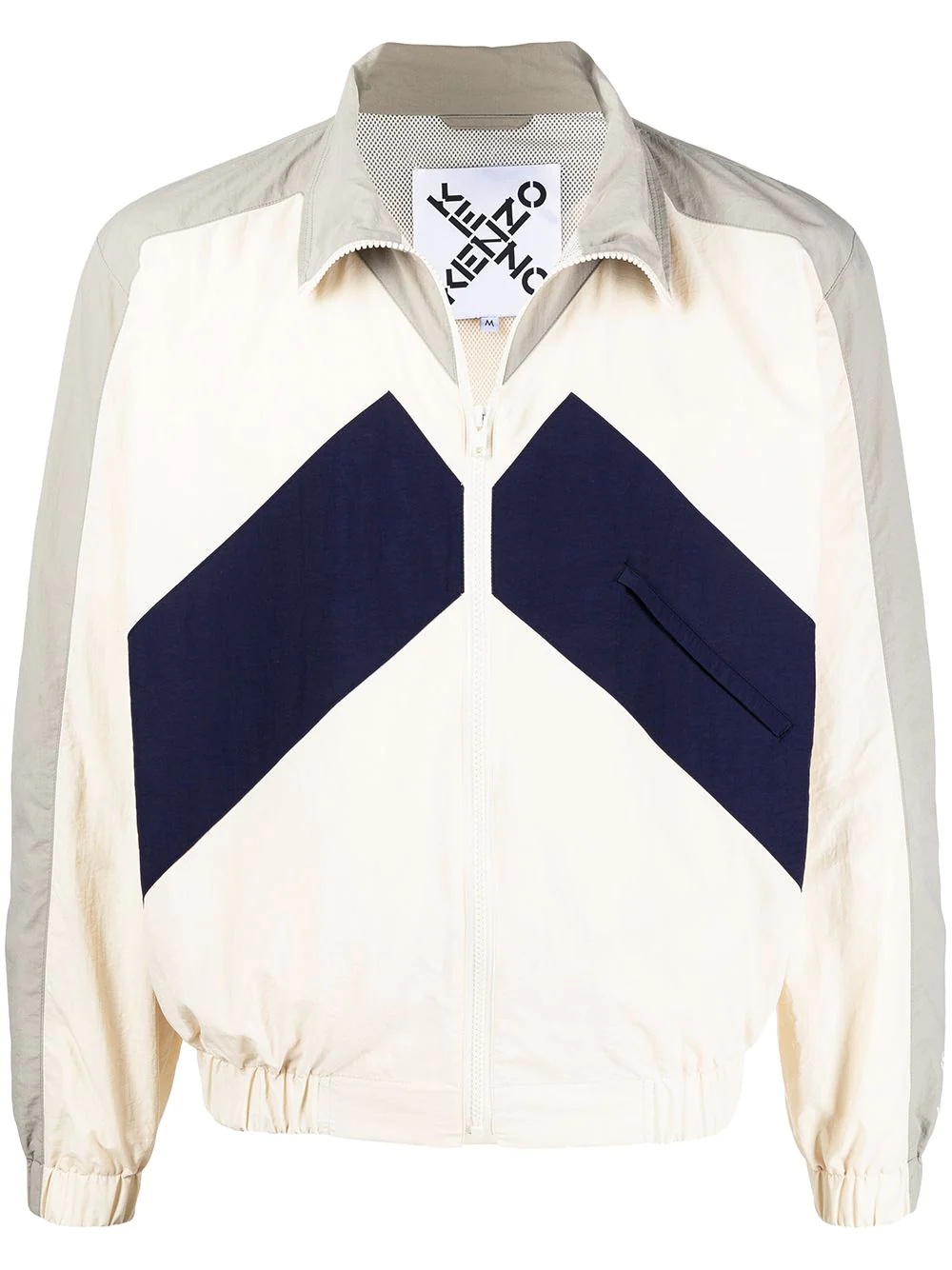 panelled windbreaker jacket - 1