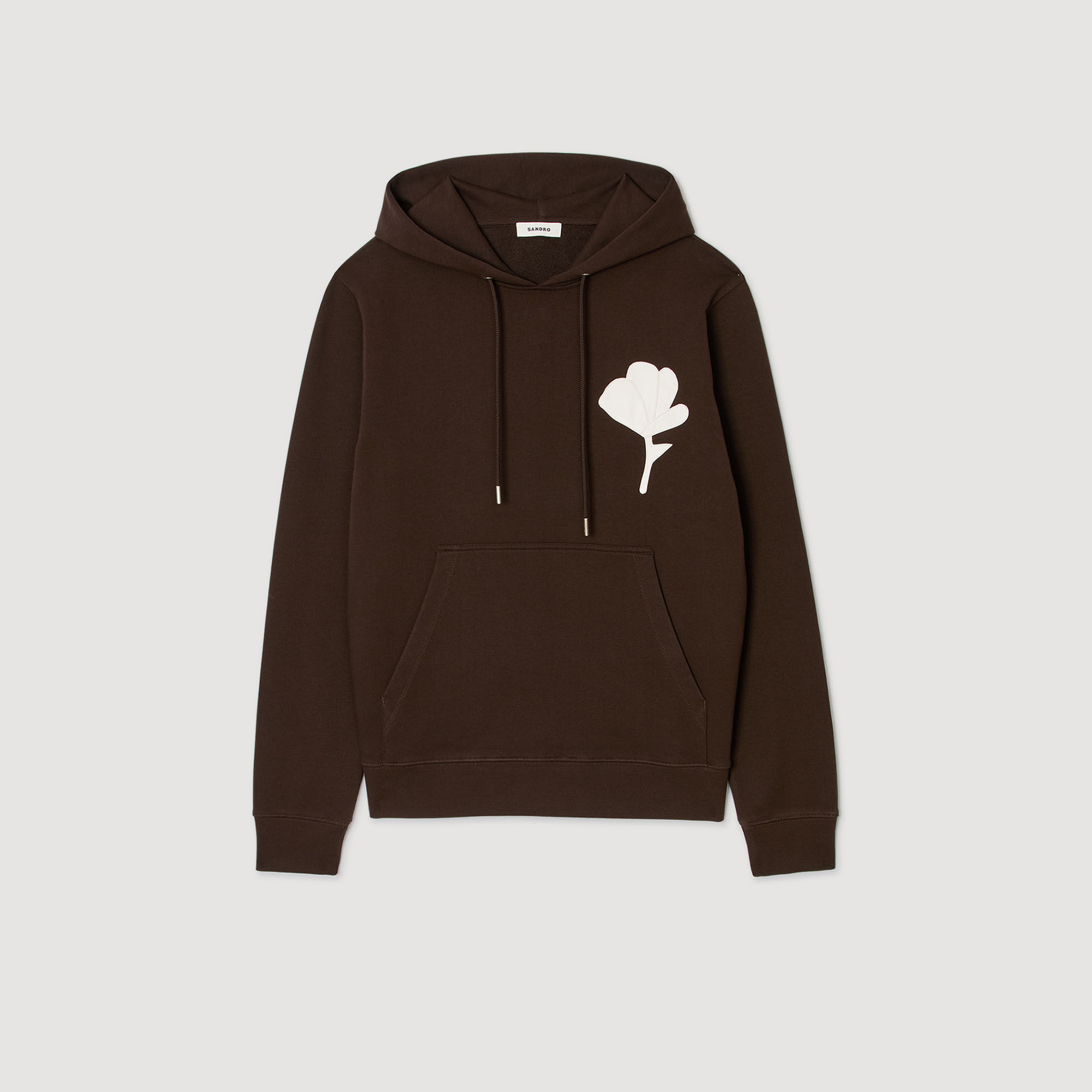 SWEATSHIRT WITH FLOWER PATCH - 6