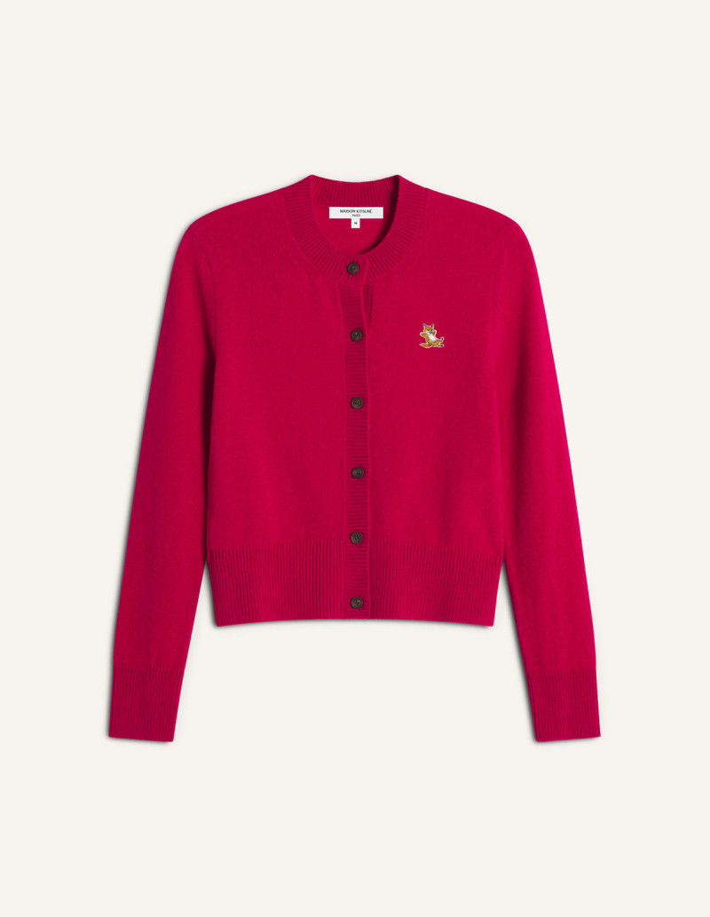 CHILLAX LAMBSWOOL FITTED CARDIGAN 1