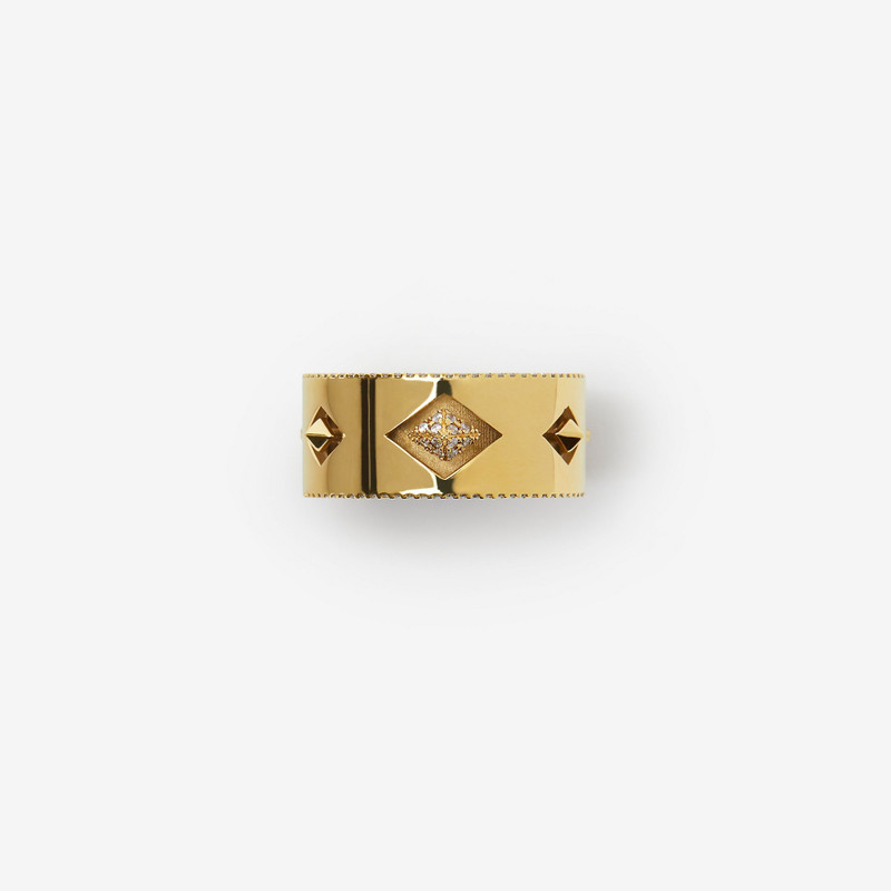 Gold-plated Hollow Ring 1