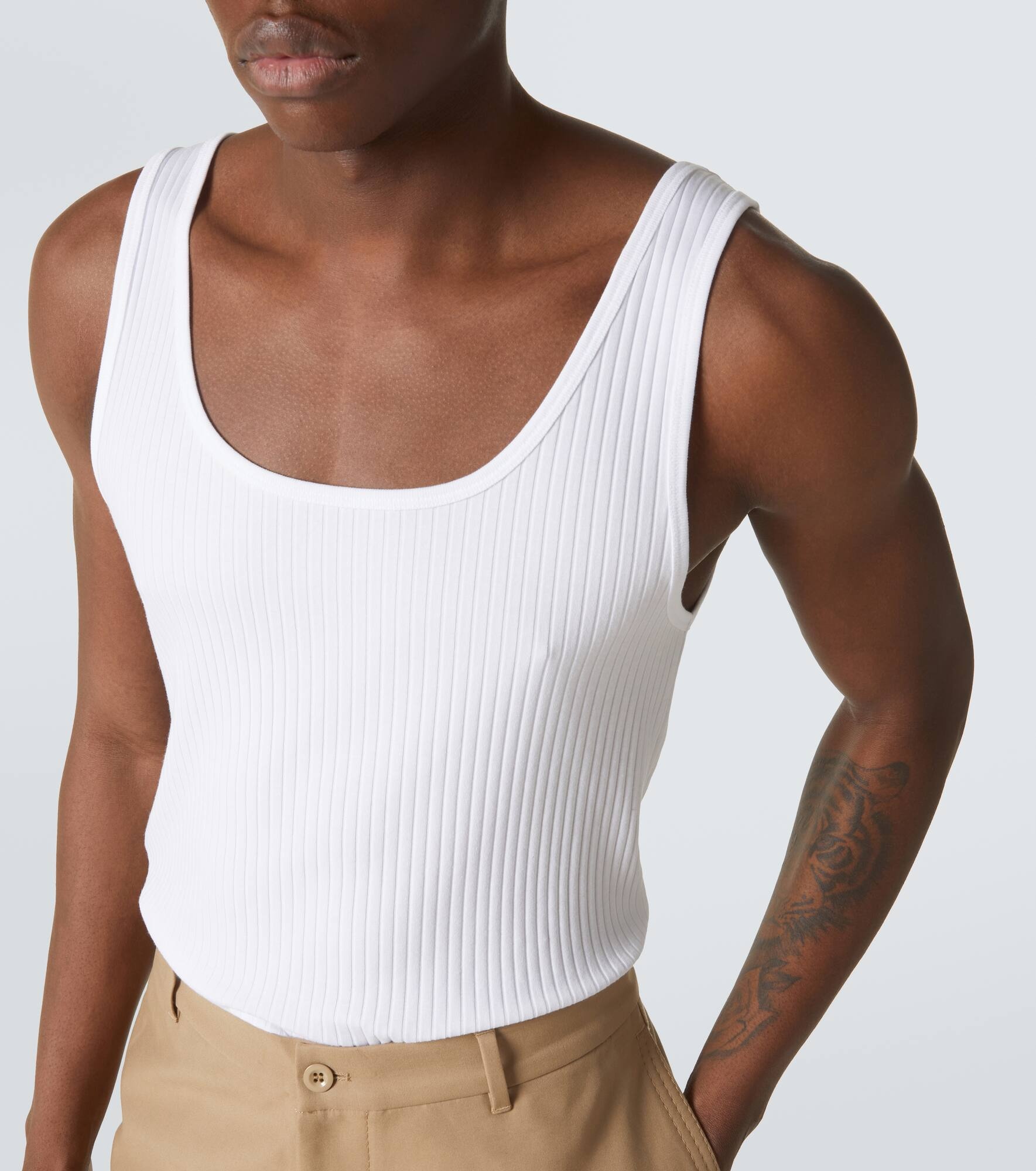 Ribbed-knit tank top - 5