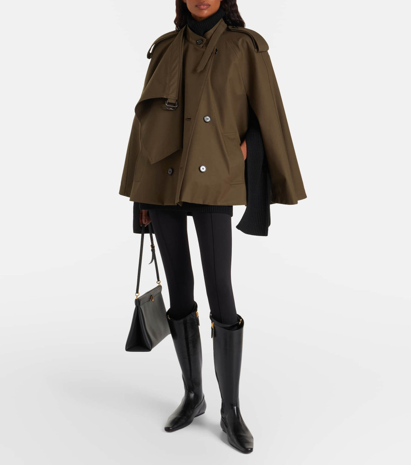 TORY BURCH Twisted leather knee-high boots outlook