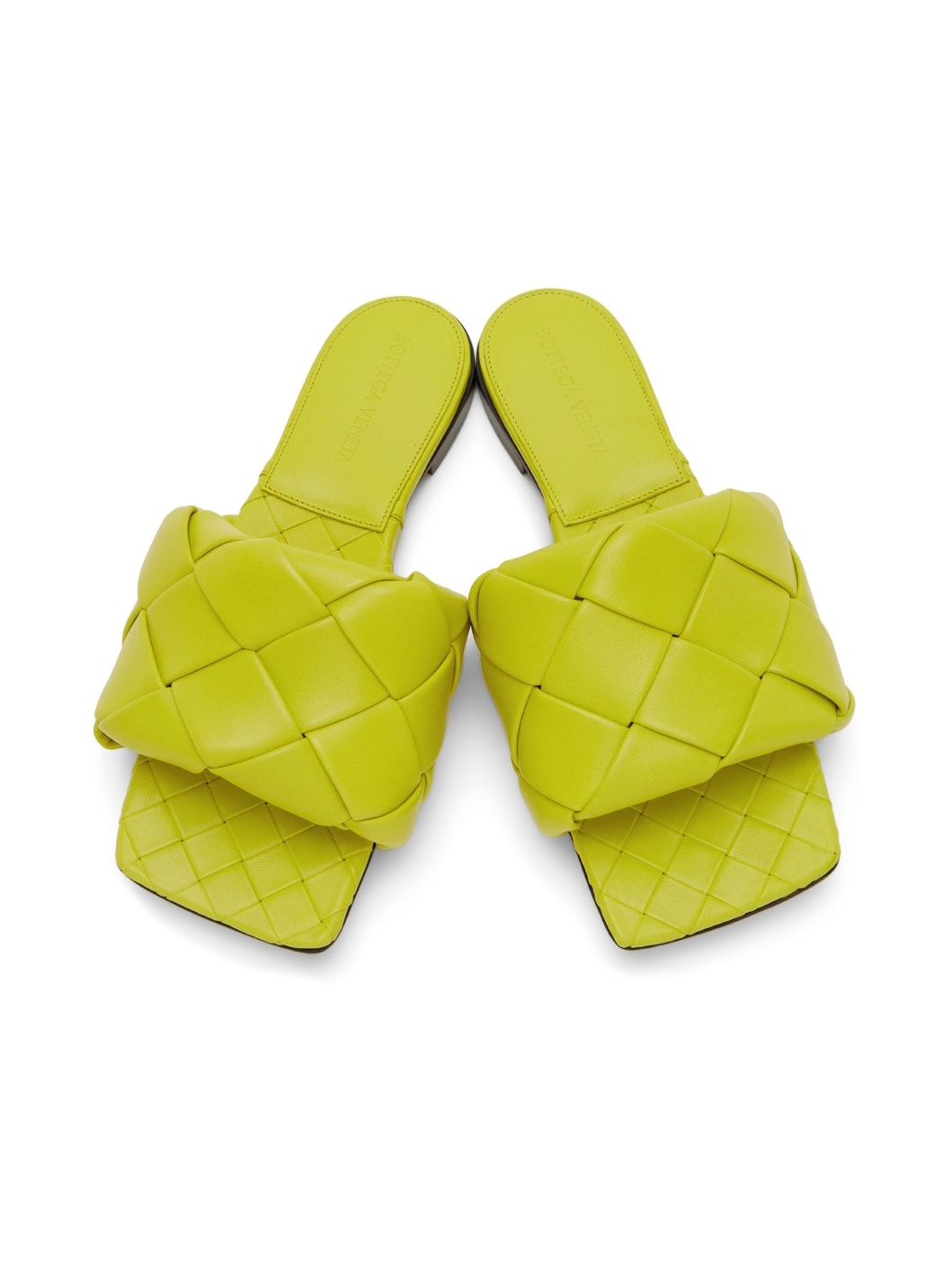 Green Intreccio Lido Flat Sandals - 5